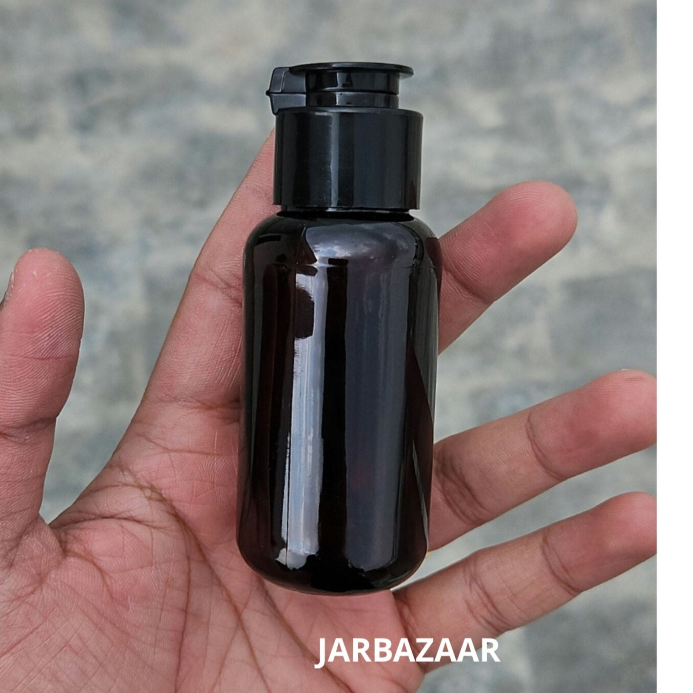 50 ML Amber Boston Fliptop Bottle