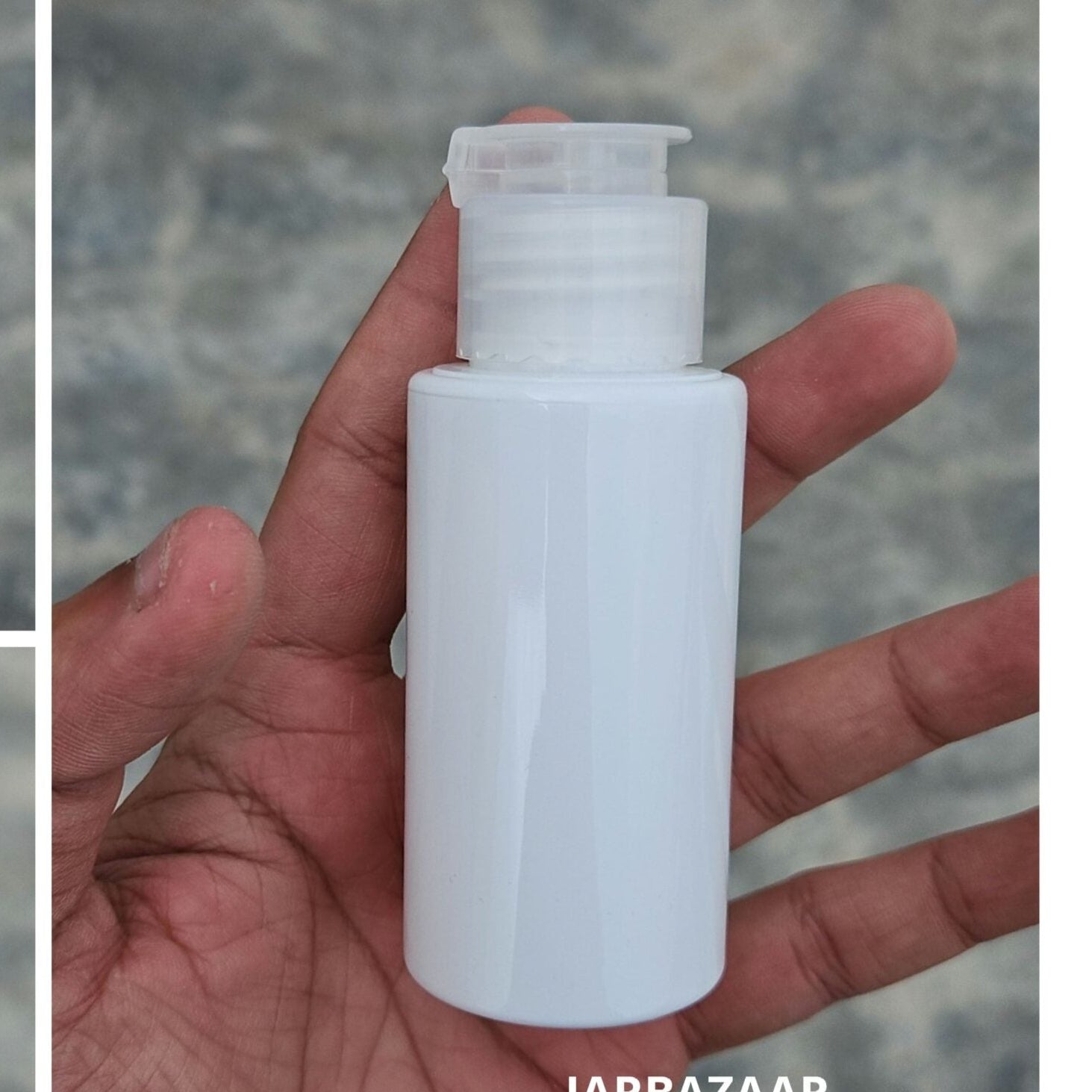 60 ML White Fliptop Bottle