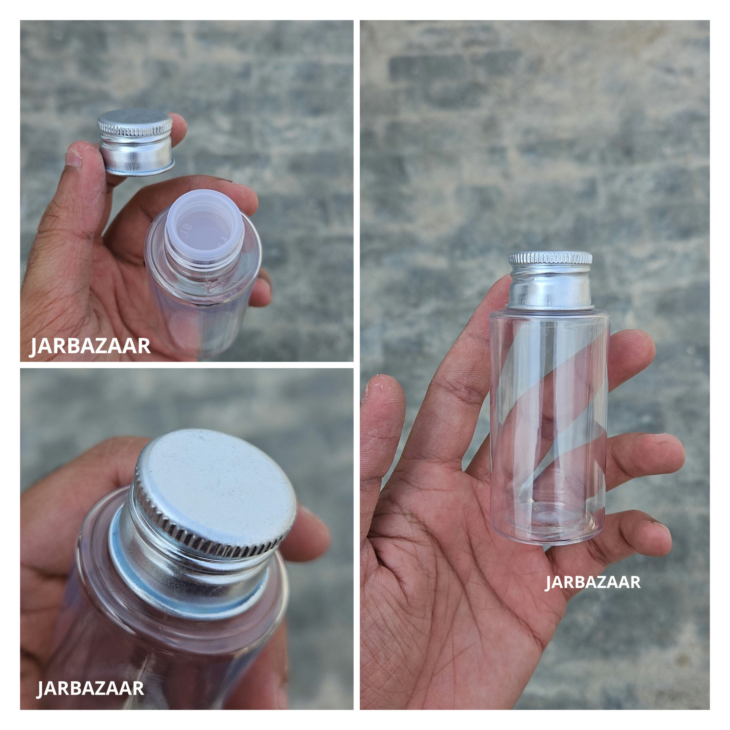 60 ML Round T.p Bottle (With Aluminium Cap)