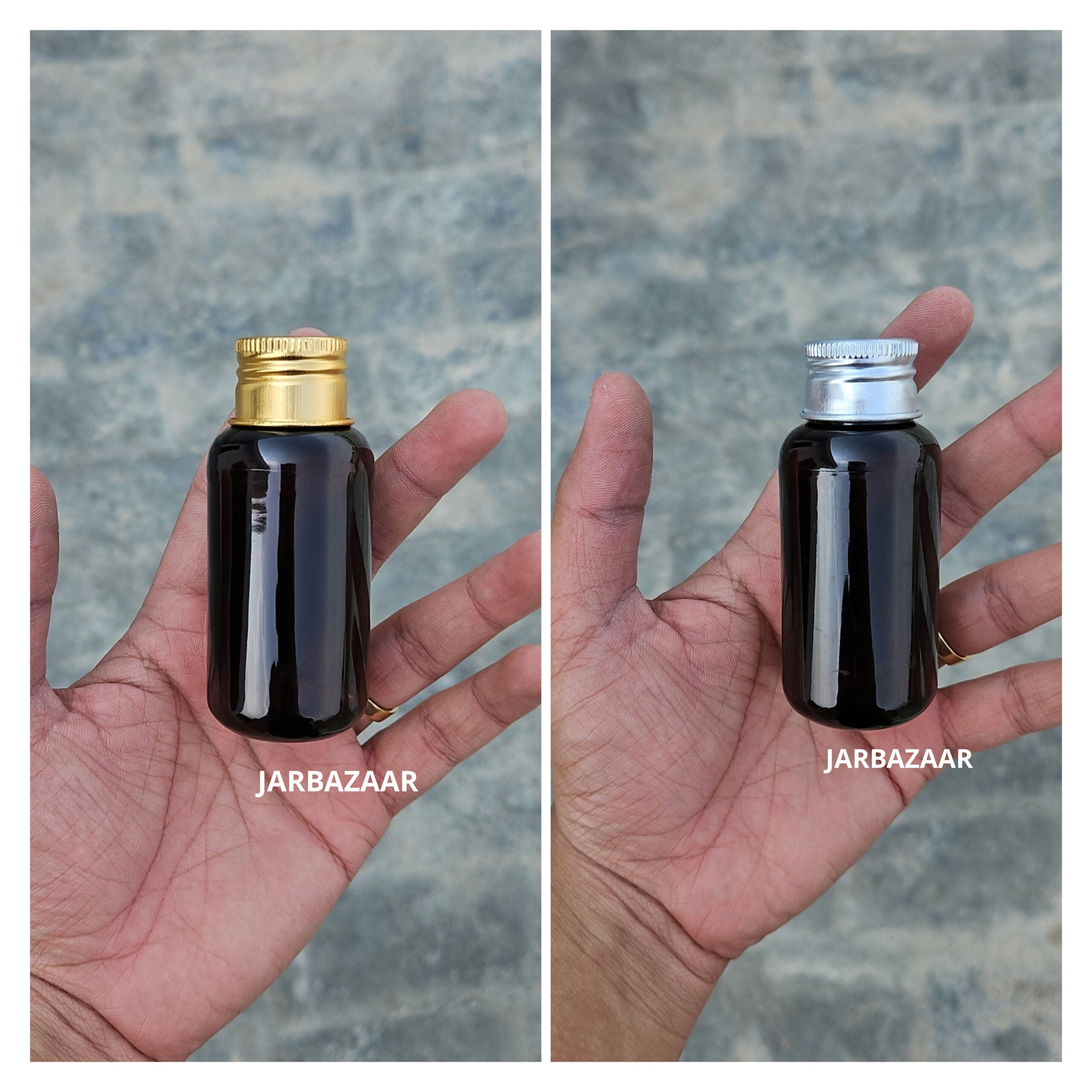 50 ML Boston Amber Bottle (With Aluminium Cap)