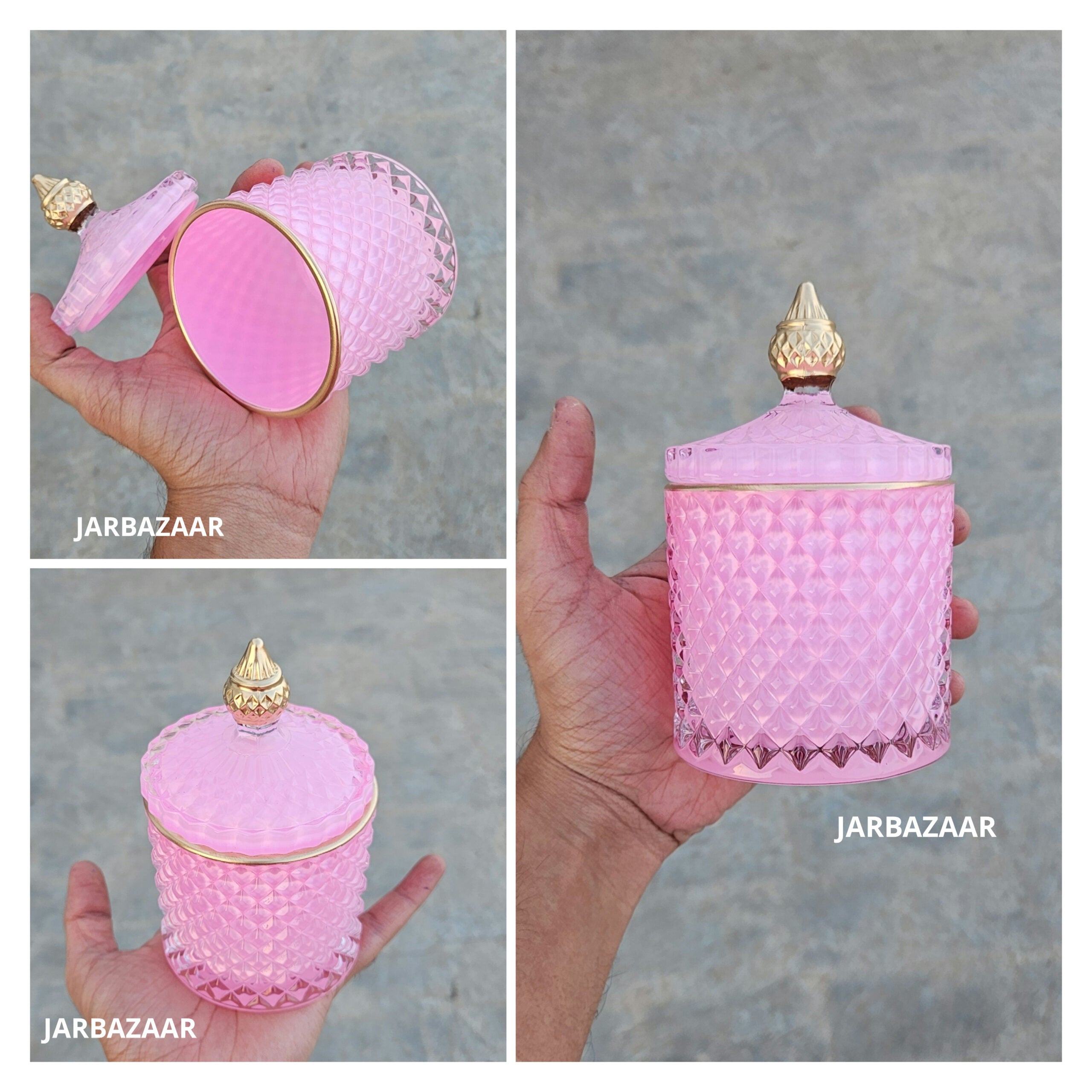 200 Gram Crystal Candle Jar