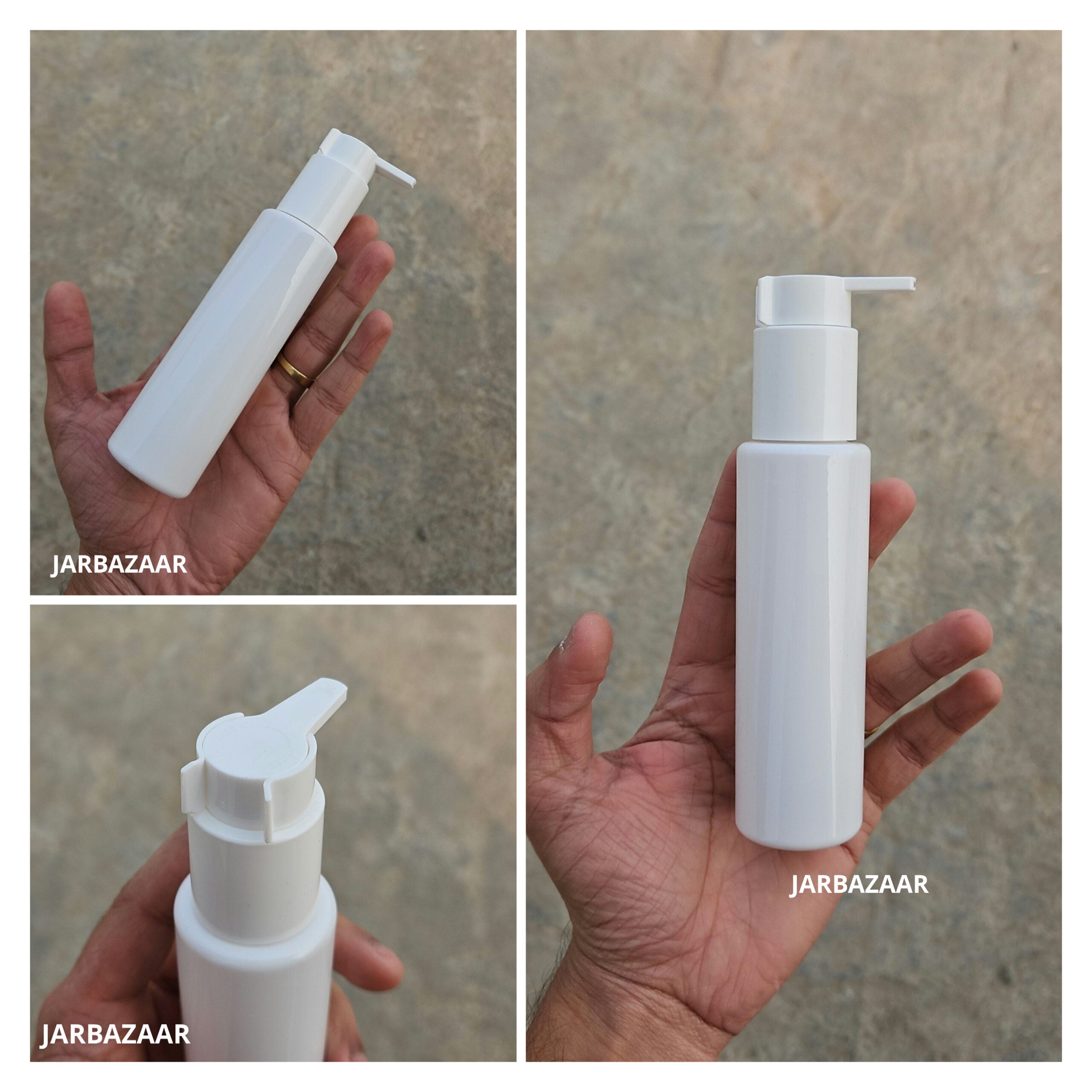 100 ML White Pet Bottle (With Beak Dispenser)