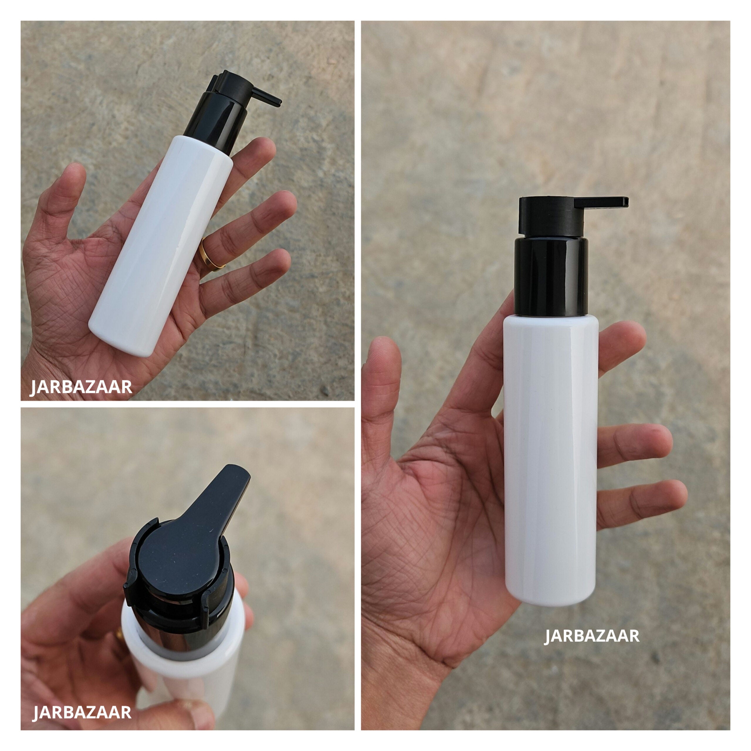 100 ML White Pet Bottle (With Beak Dispenser)
