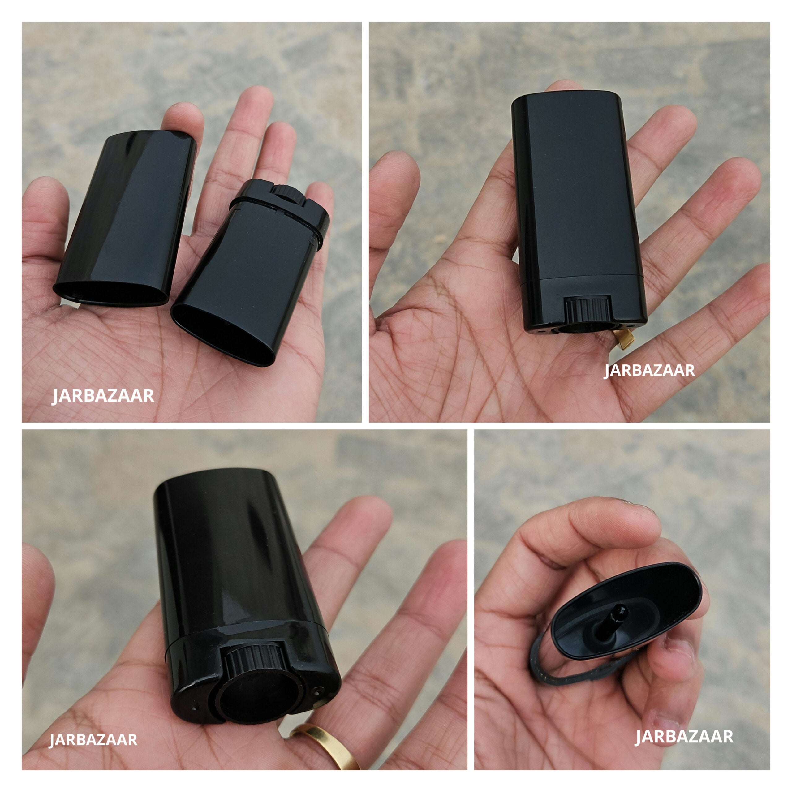 15 Gram Black Stick Container
