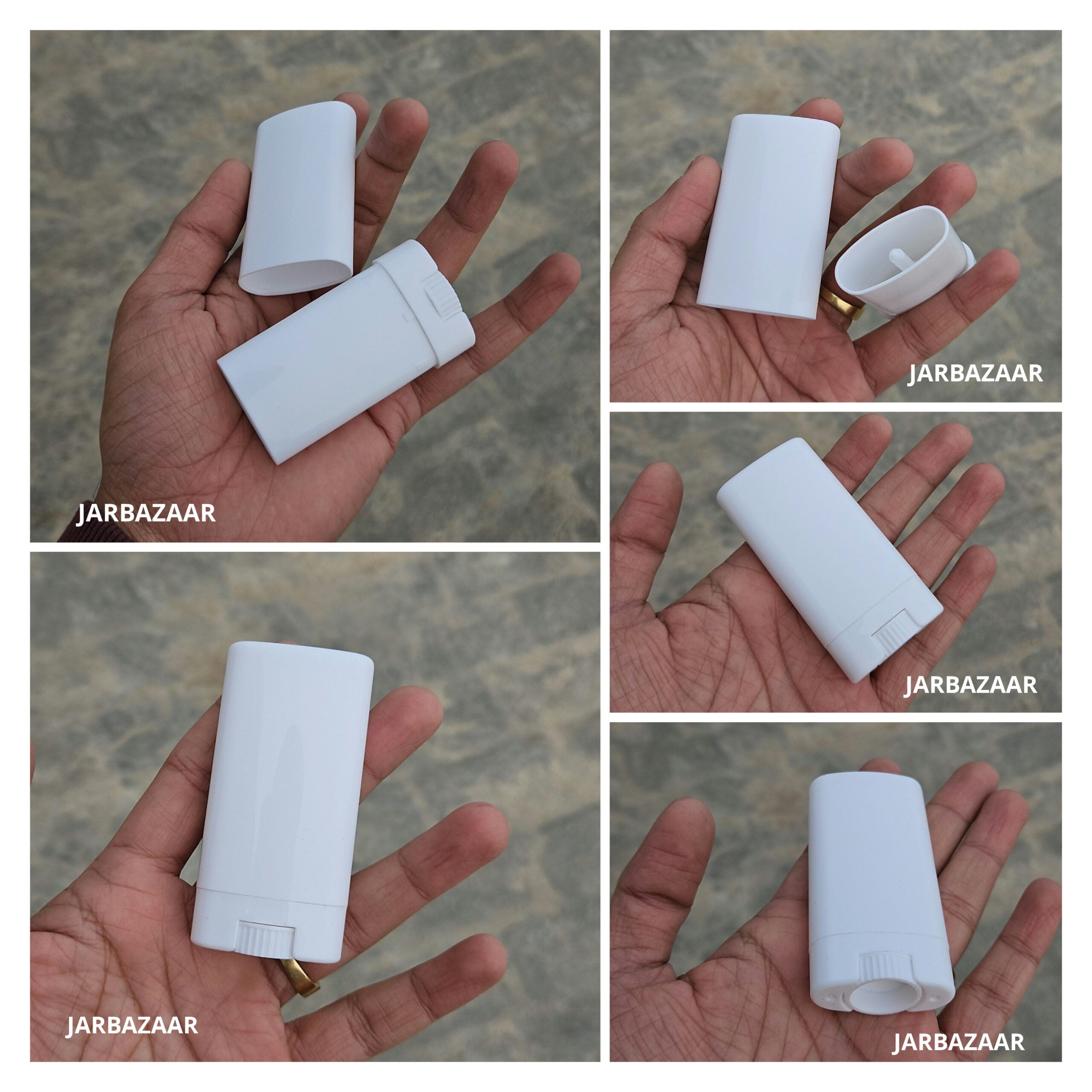 15 Gram White Stick Container
