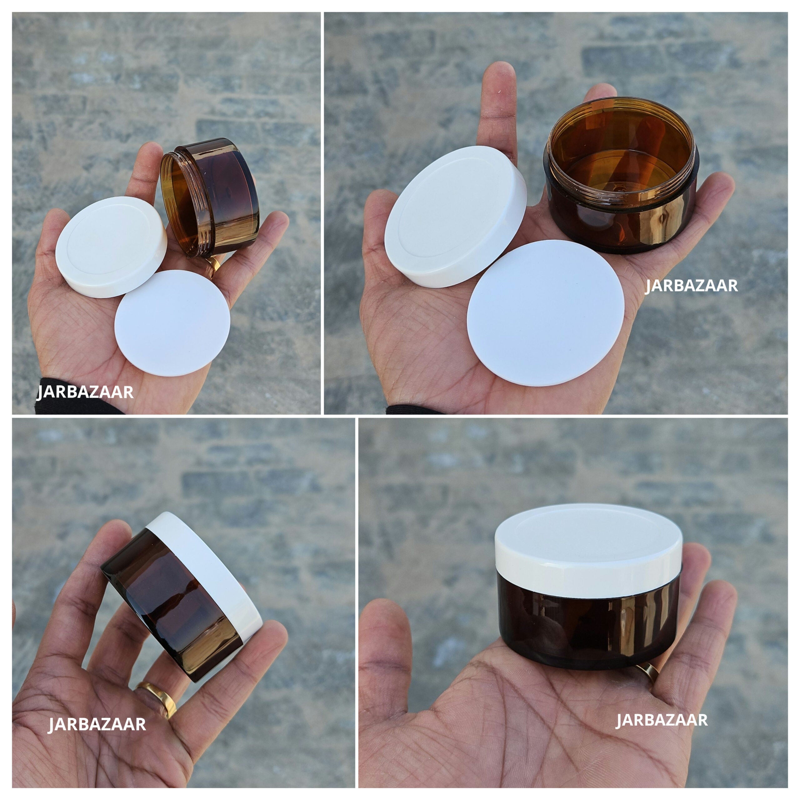 50 Gram Amber Acrylic Sanjar