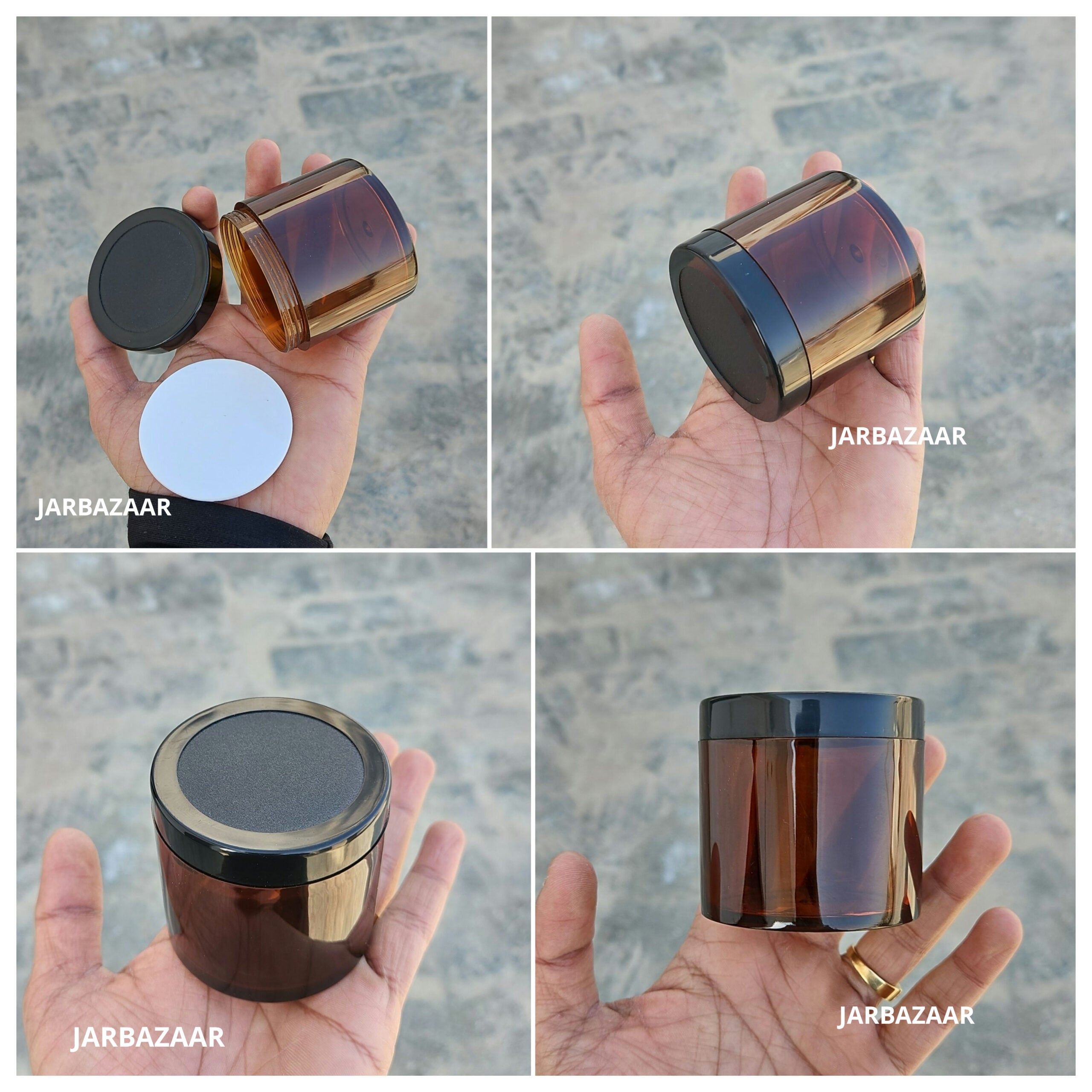 100 Gram Amber Acrylic Sanjar