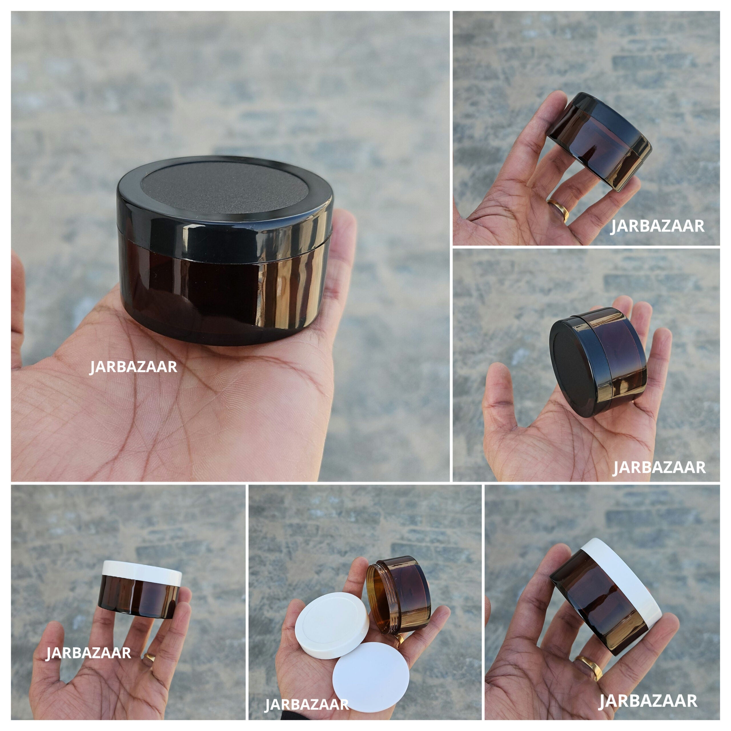 50 Gram Amber Acrylic Sanjar