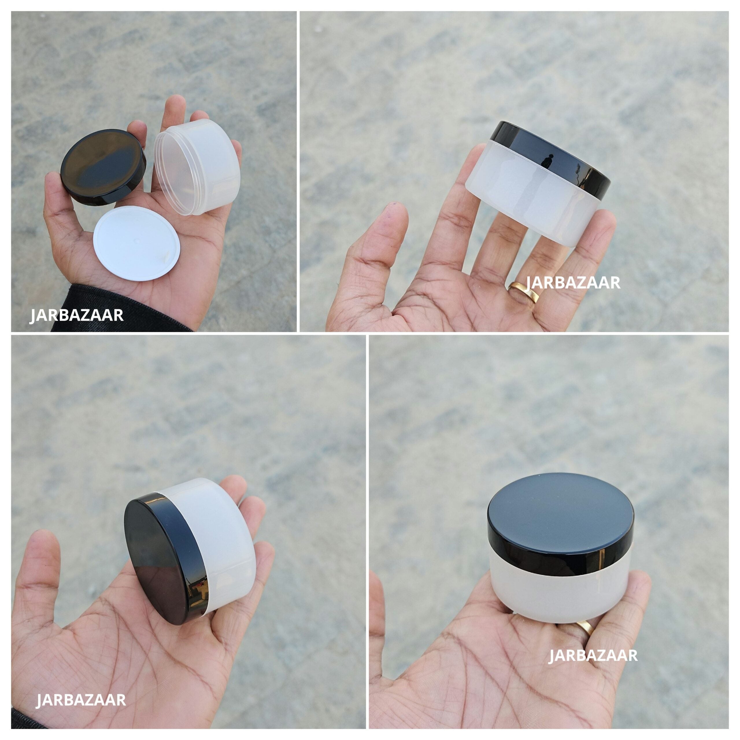 50 Gram Translucent Plastic Jar