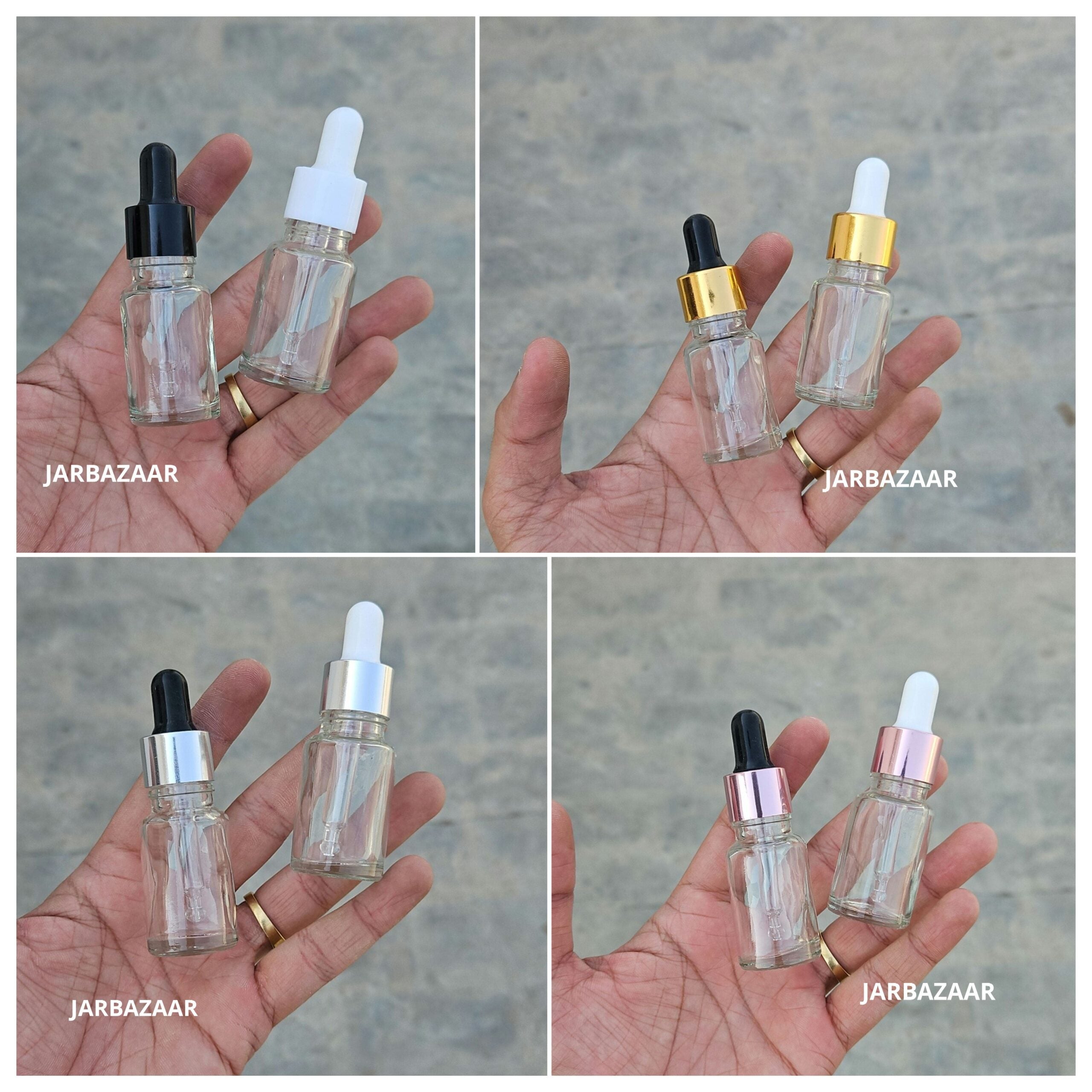 10 ML Transparent Dropper Bottle