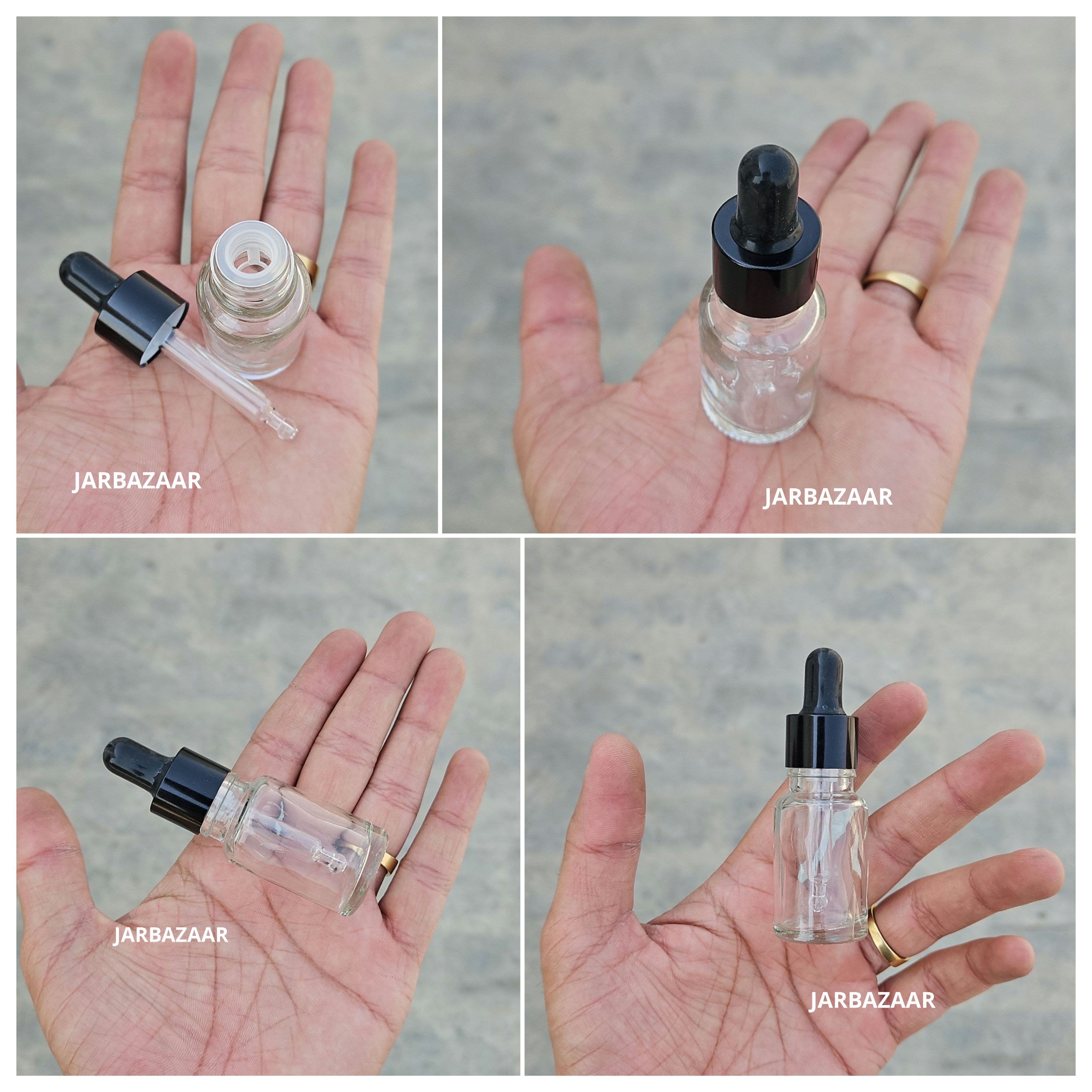 10 ML Transparent Dropper Bottle