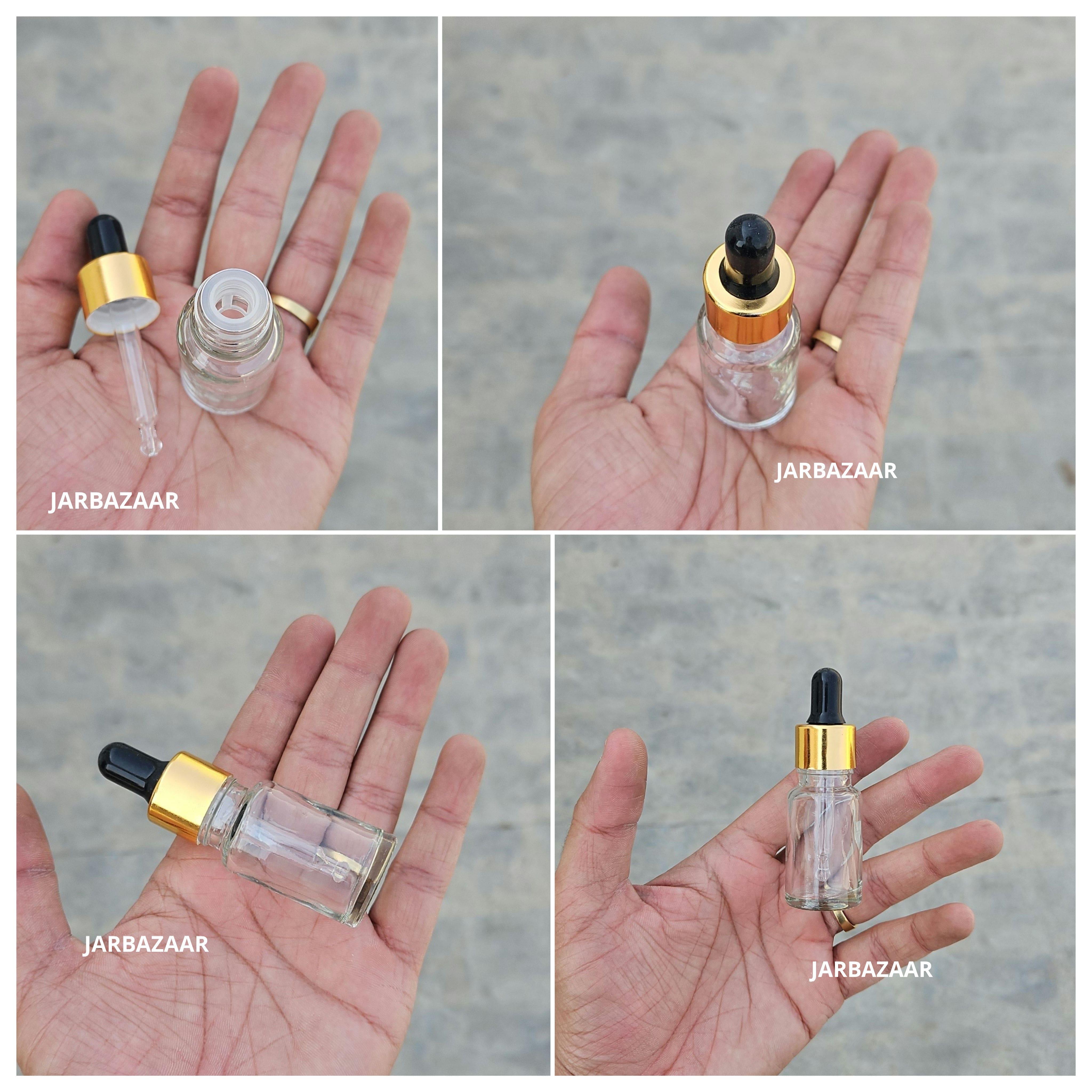 10 ML Transparent Dropper Bottle