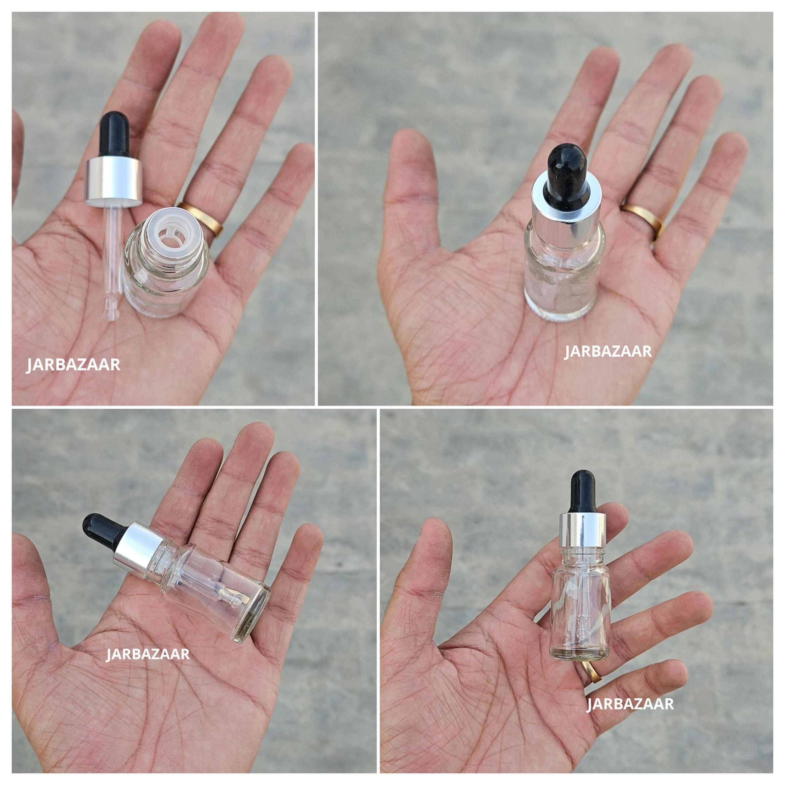 10 ML Transparent Dropper Bottle