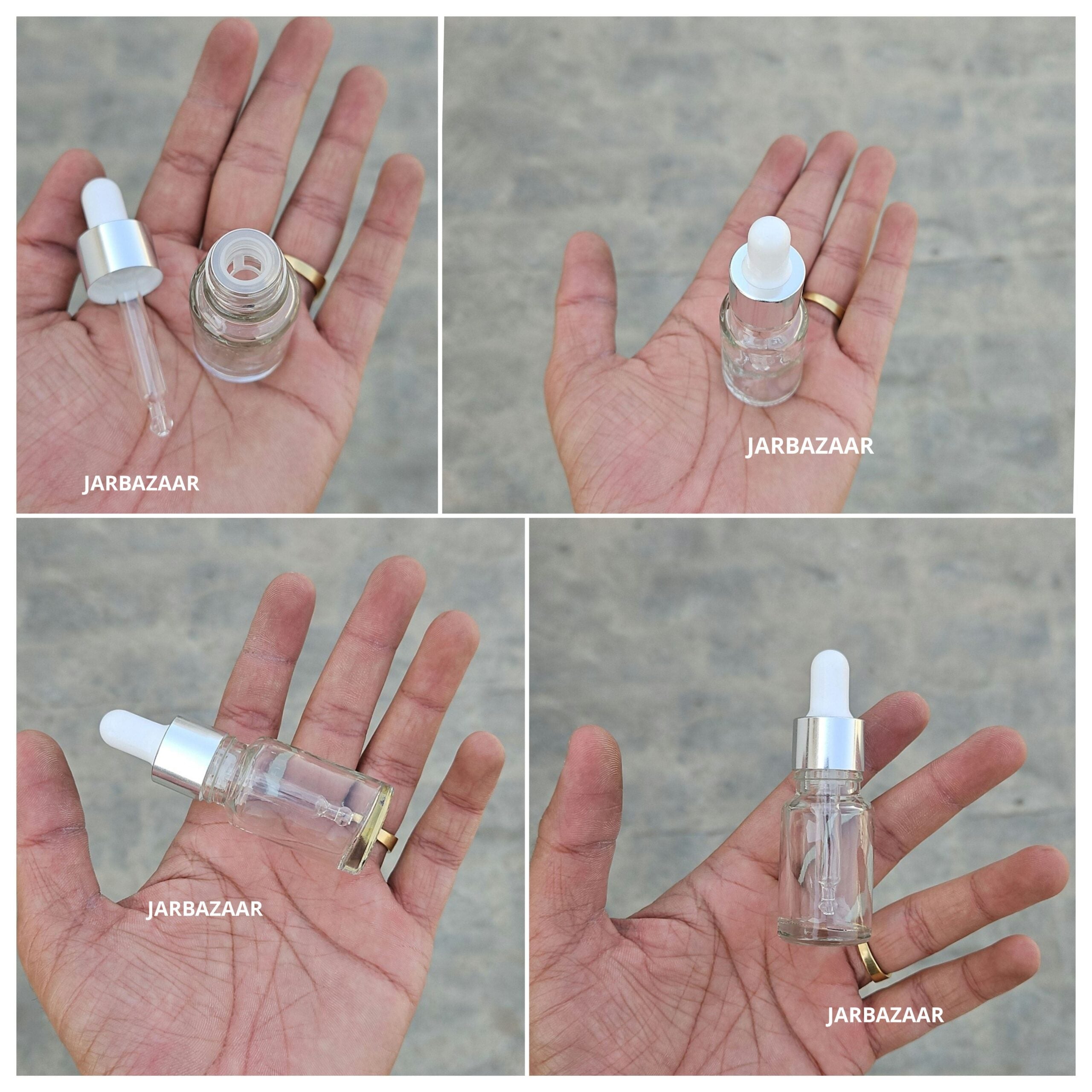 10 ML Transparent Dropper Bottle