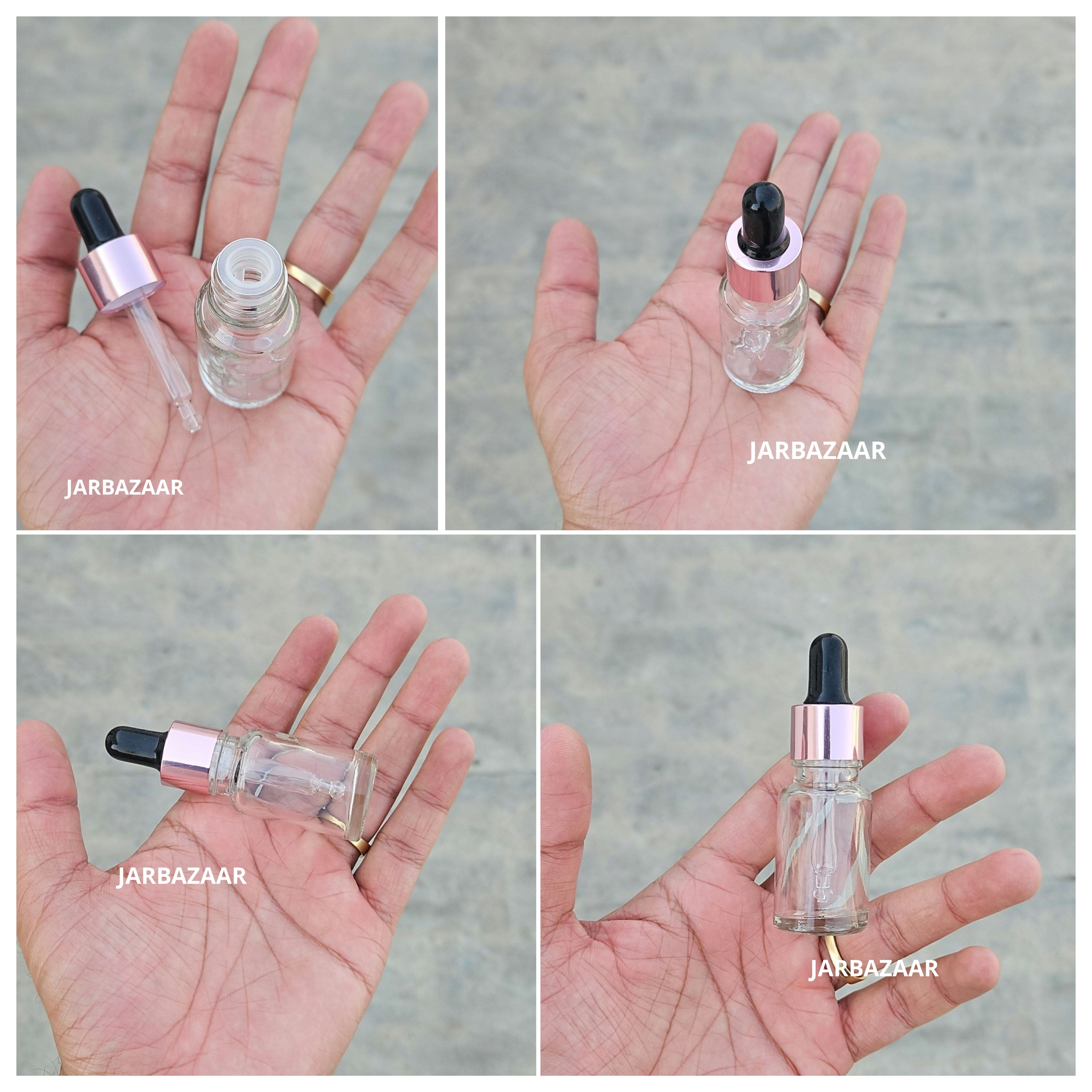 10 ML Transparent Dropper Bottle