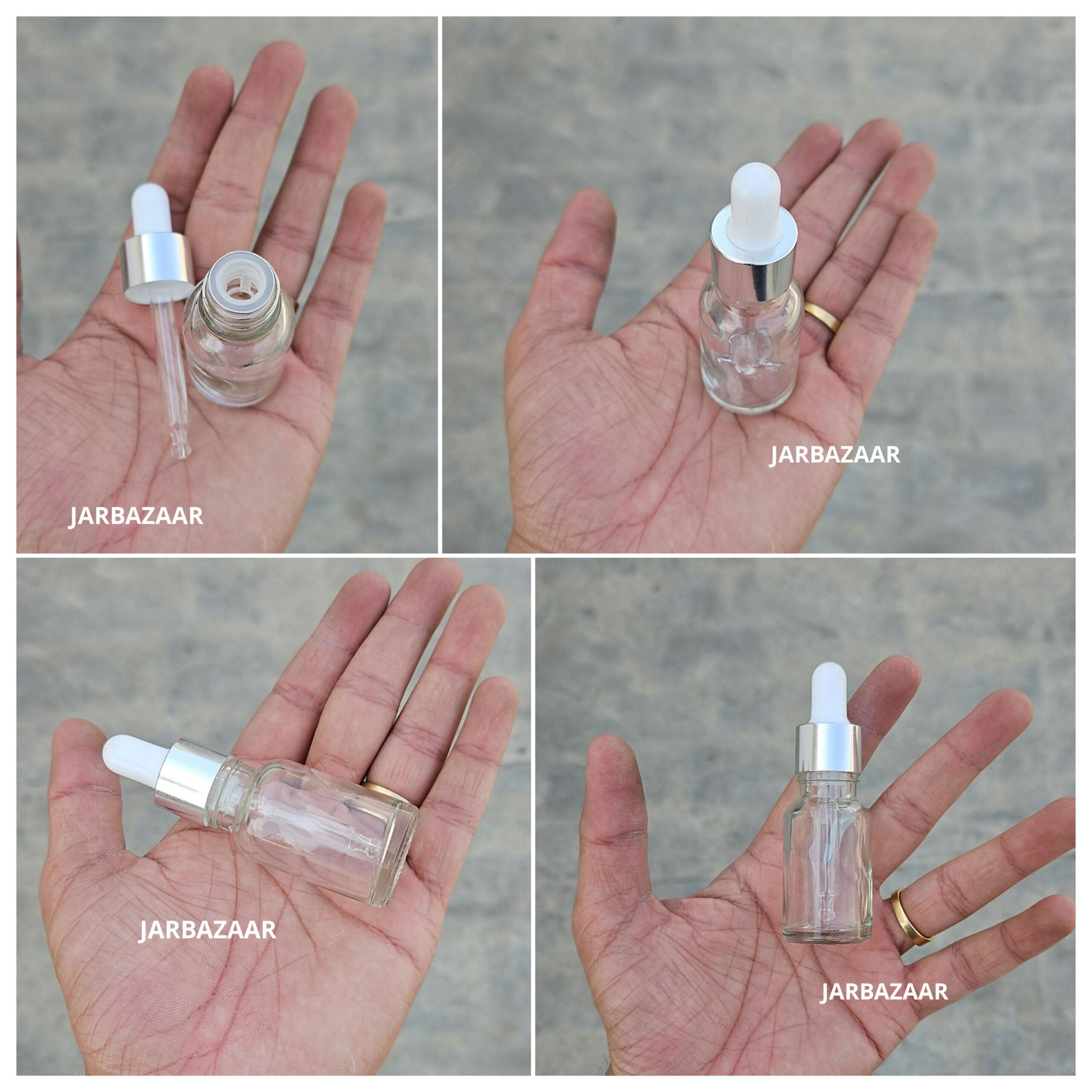 15 ML Transparent Dropper Bottle