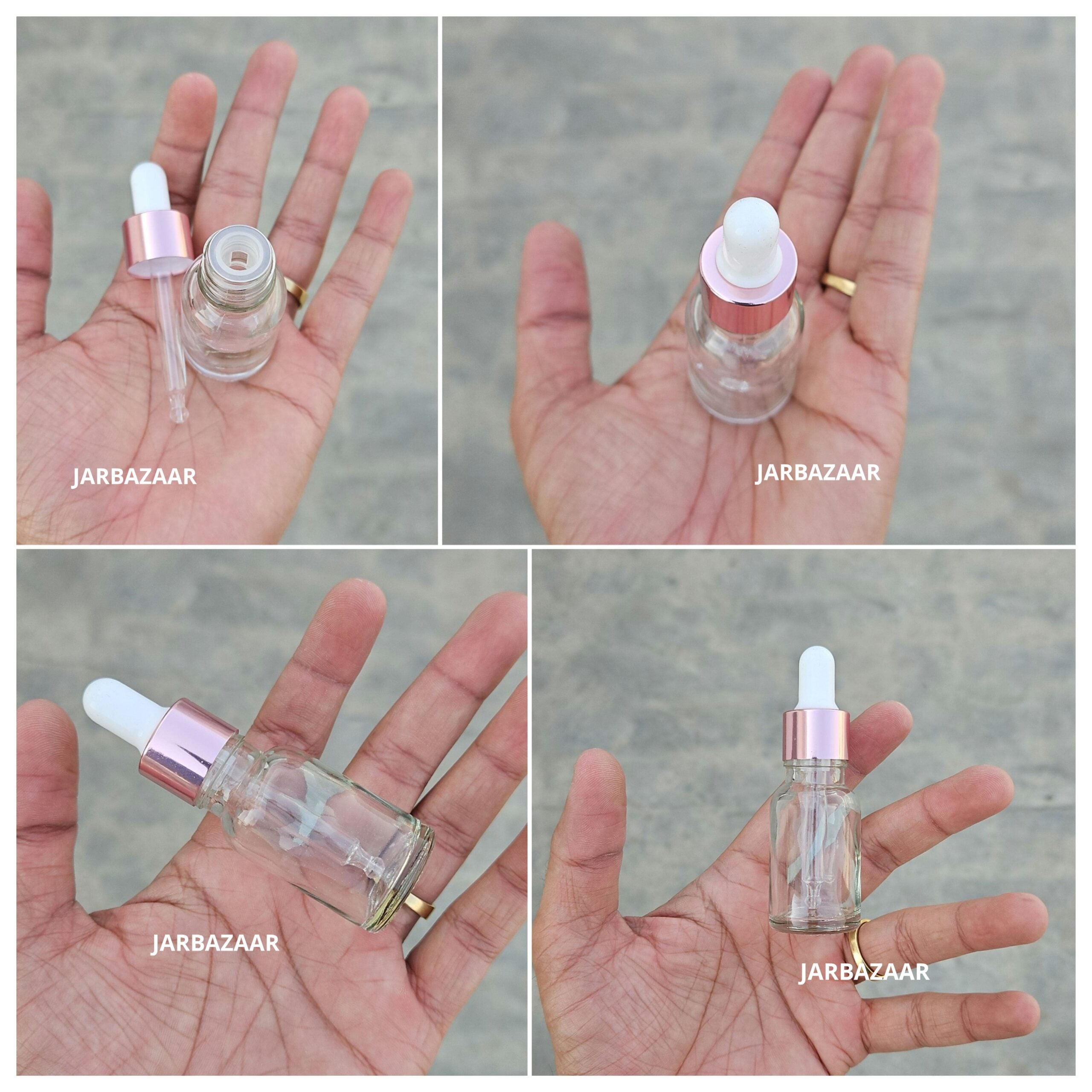 15 ML Transparent Dropper Bottle