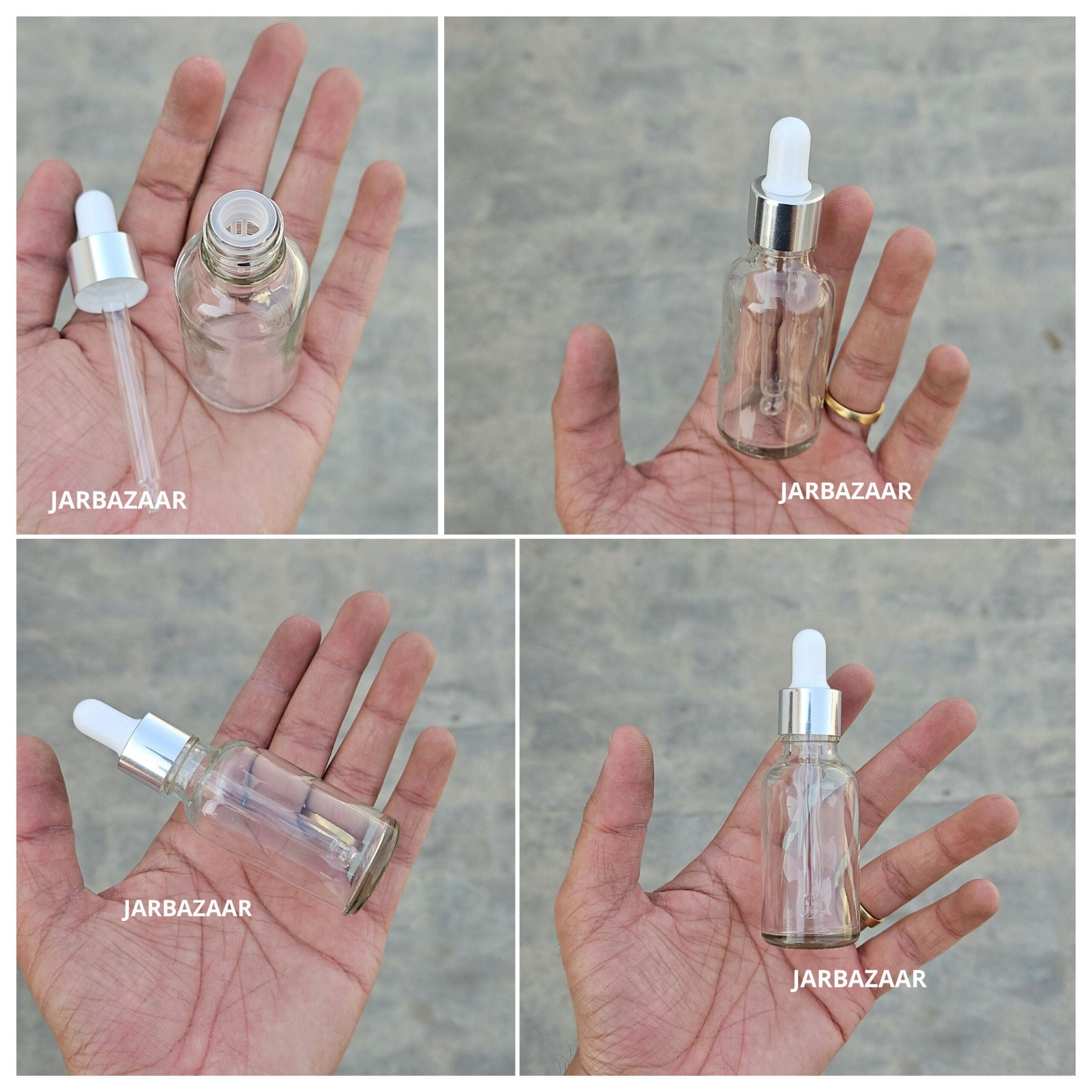 30 ML Transparent Dropper Bottle