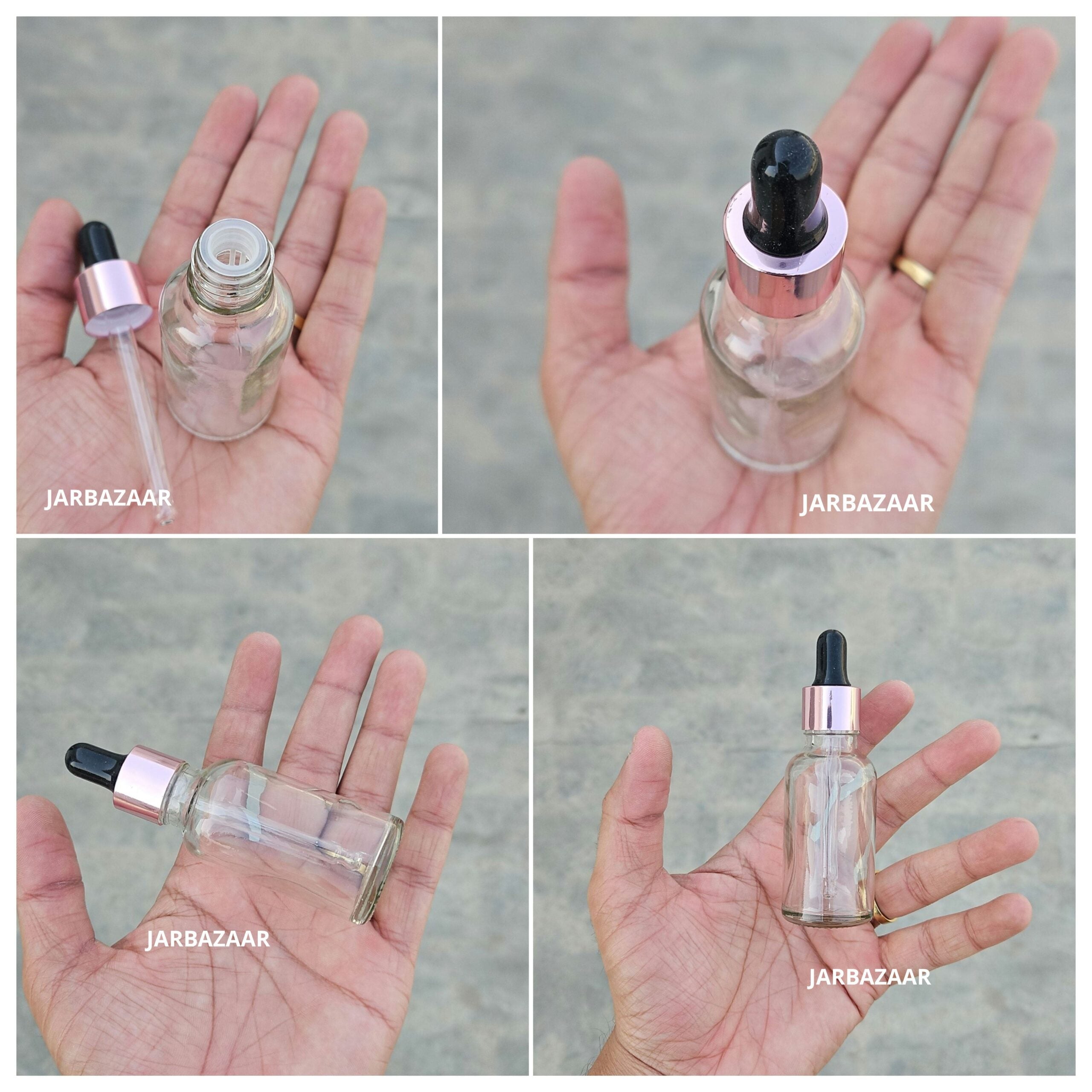 30 ML Transparent Dropper Bottle