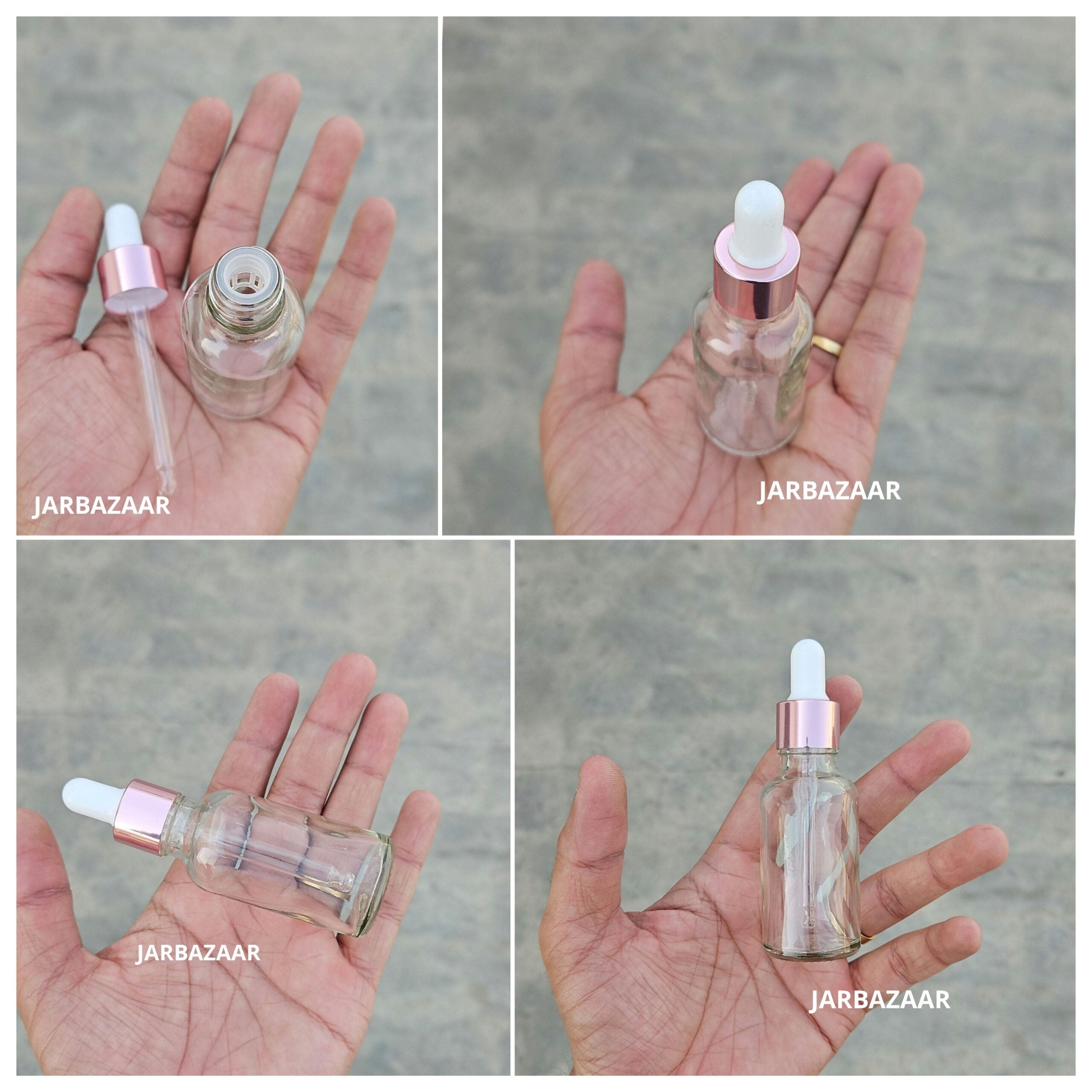 30 ML Transparent Dropper Bottle