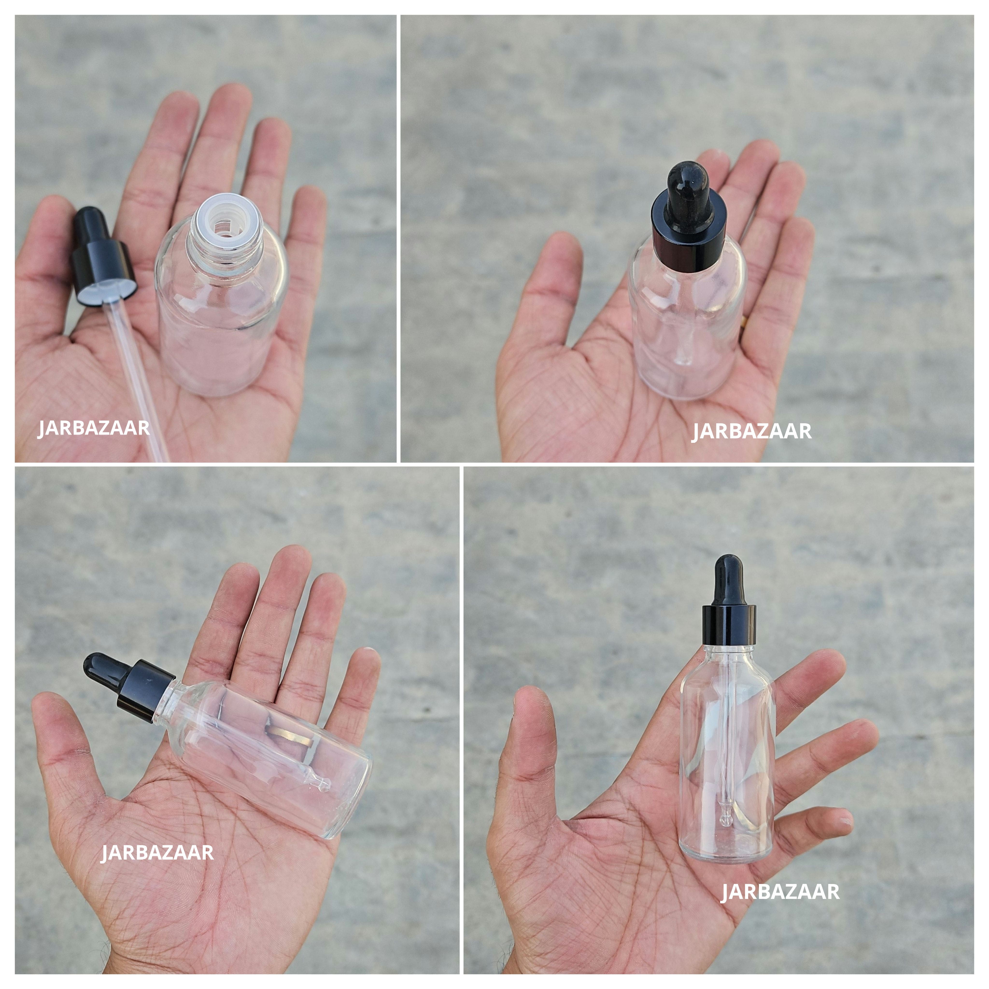 50 ML Transparent Dropper Bottle