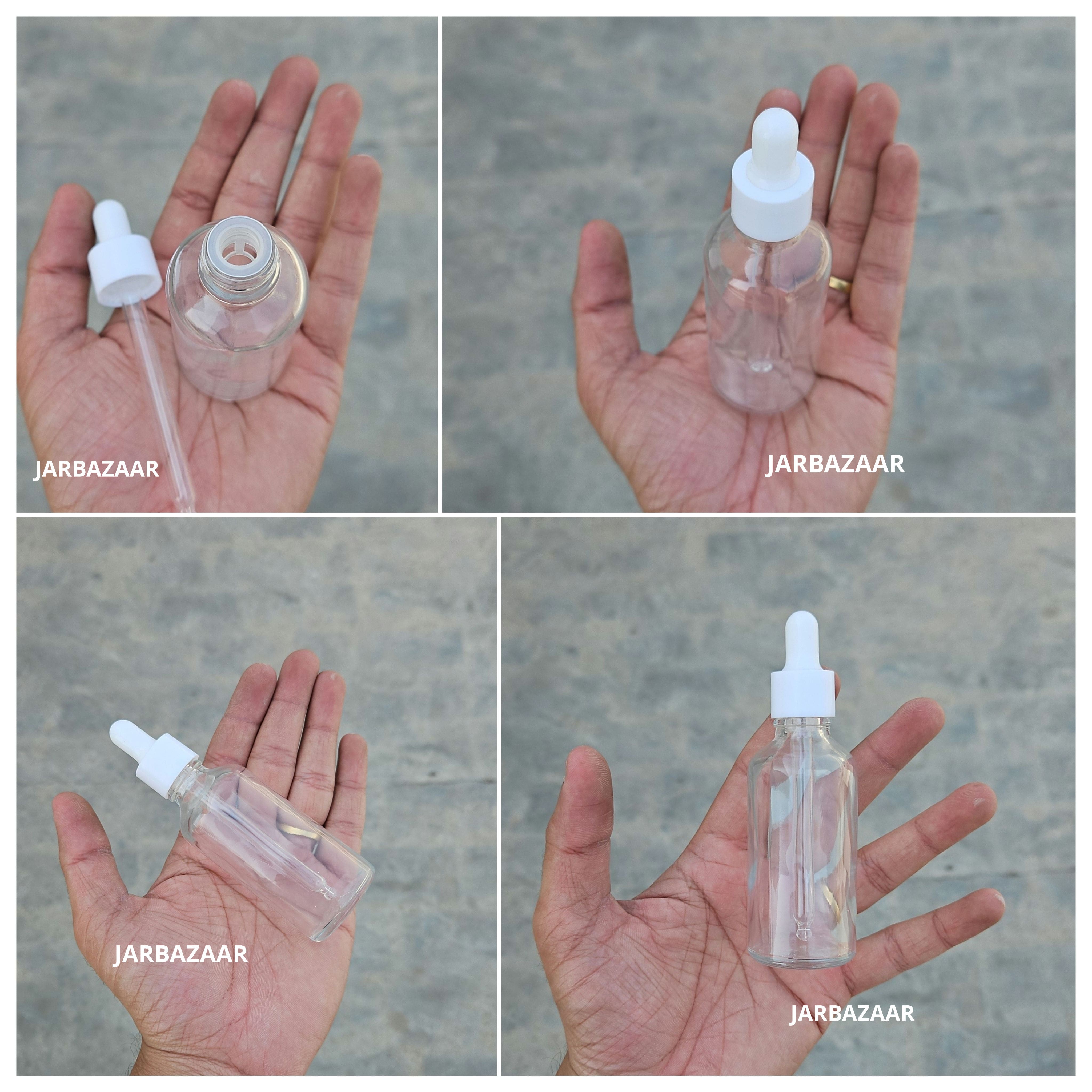 50 ML Transparent Dropper Bottle
