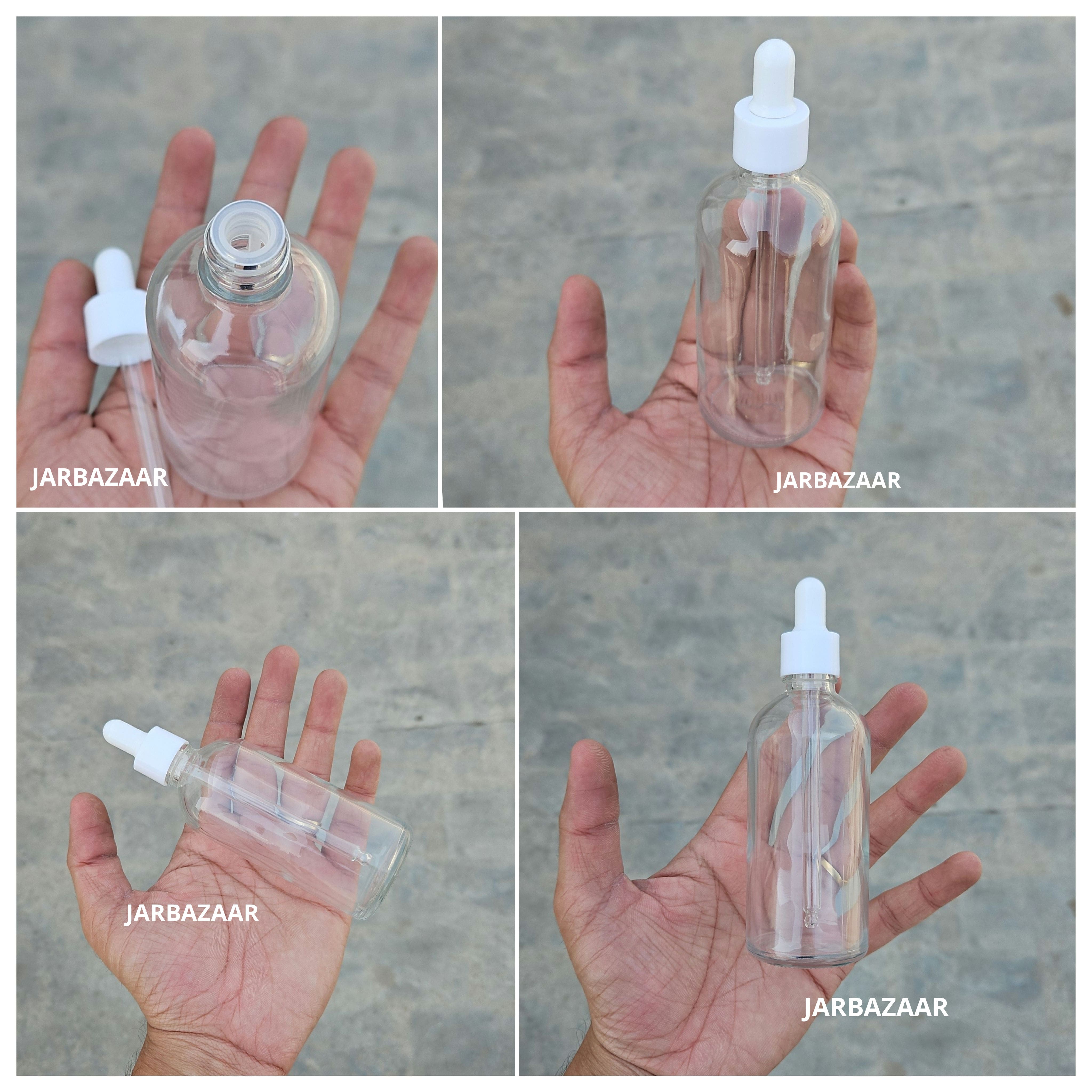 100 ML Transparent Dropper Bottle