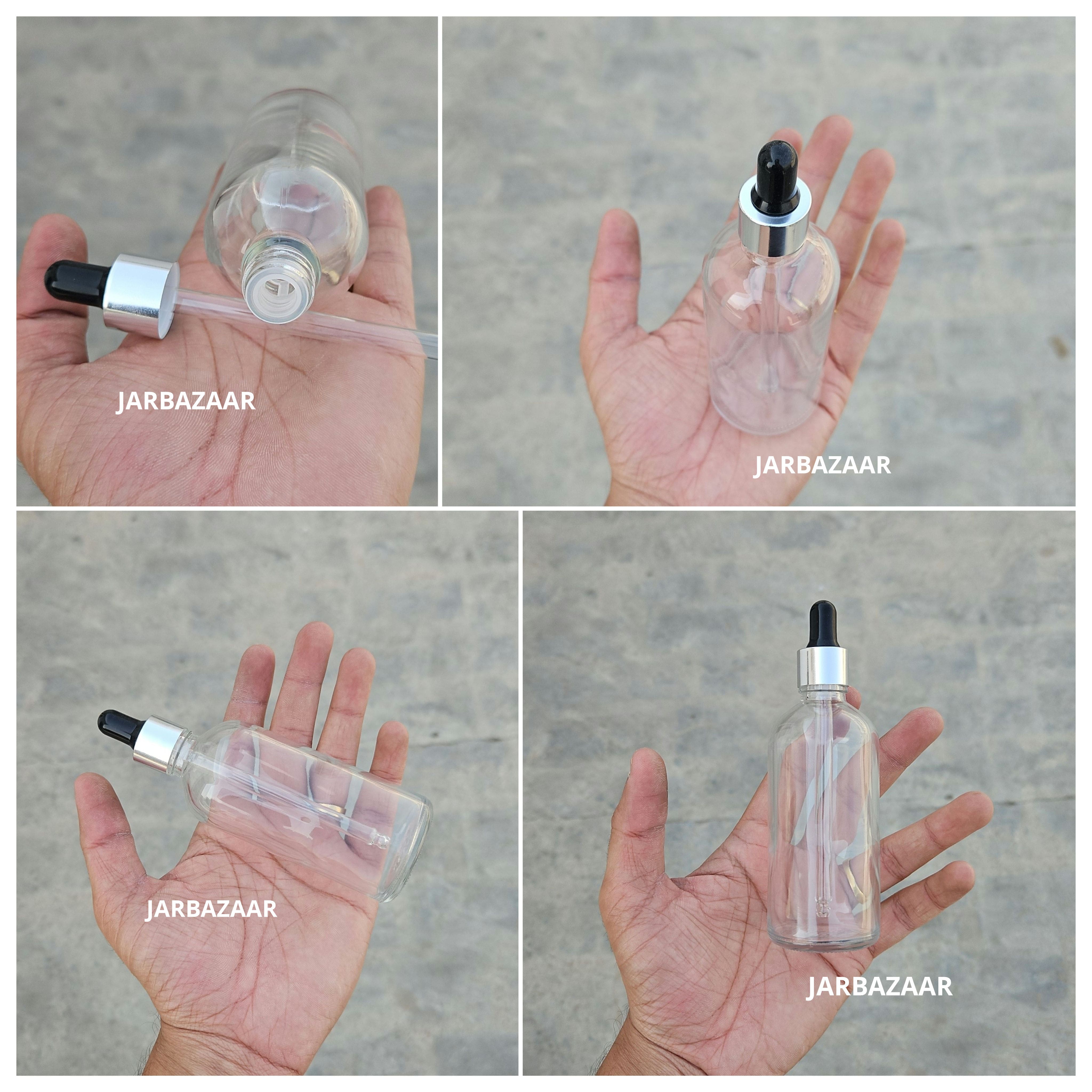 100 ML Transparent Dropper Bottle