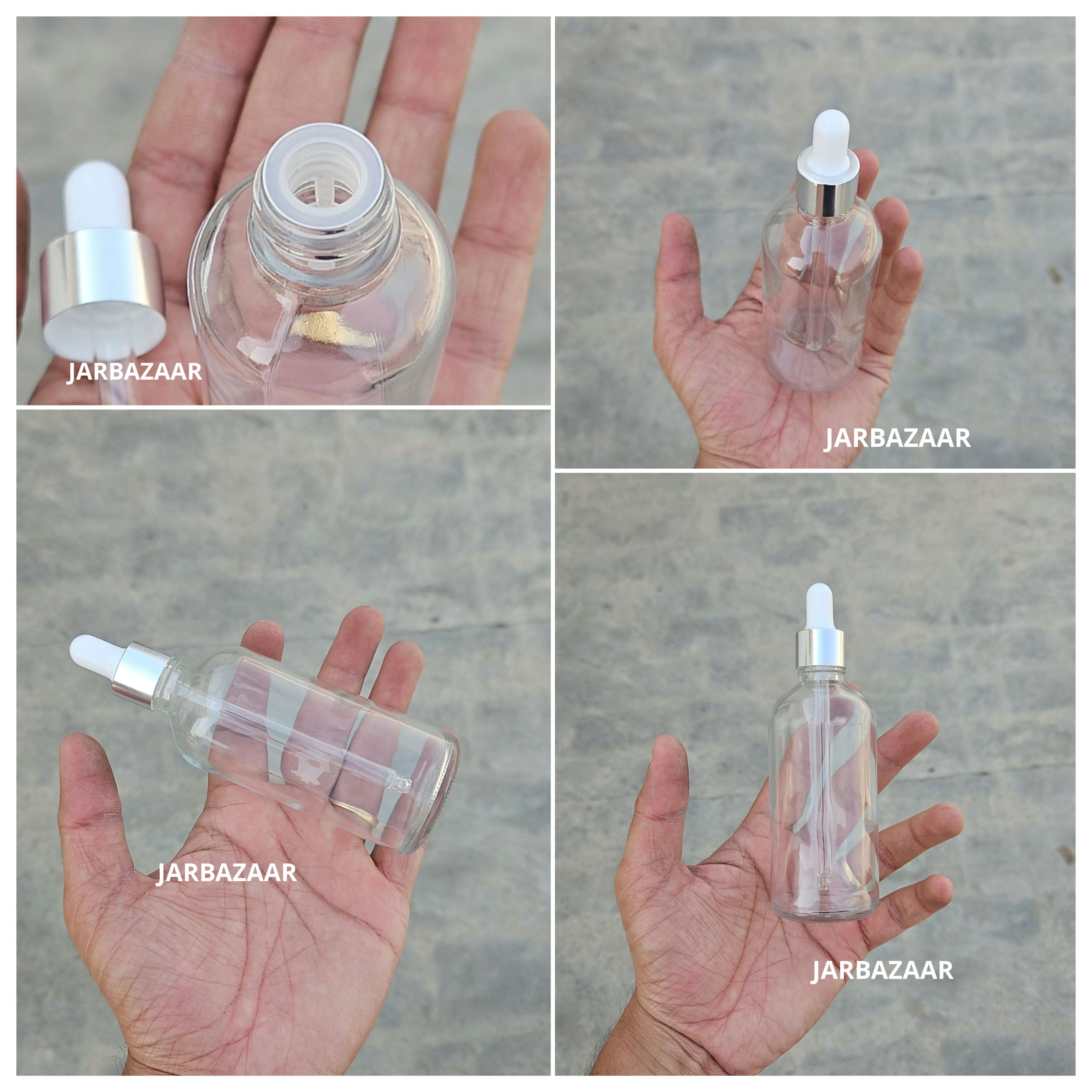100 ML Transparent Dropper Bottle