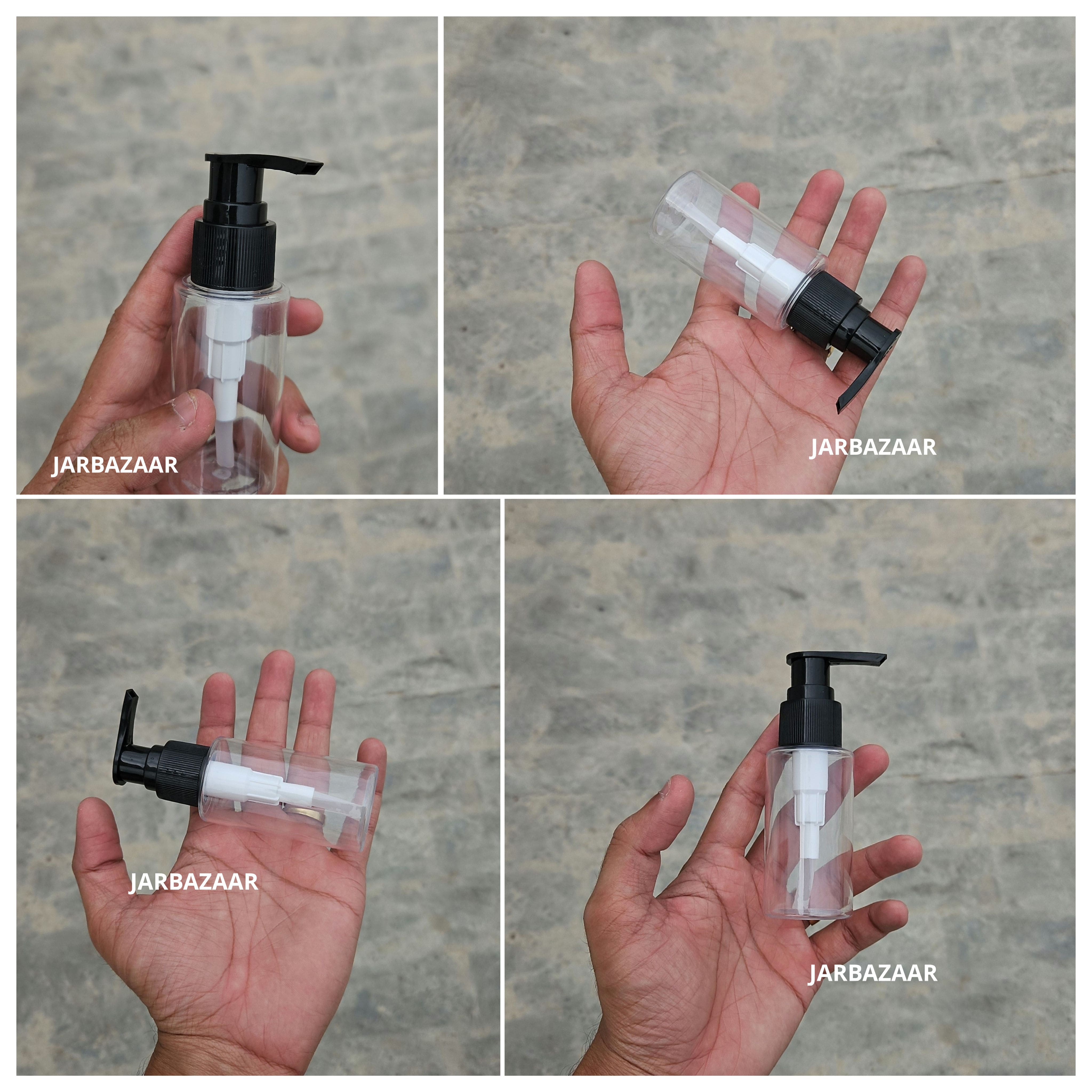 60 ML Transparent Bottle (With Dispenser Pump)