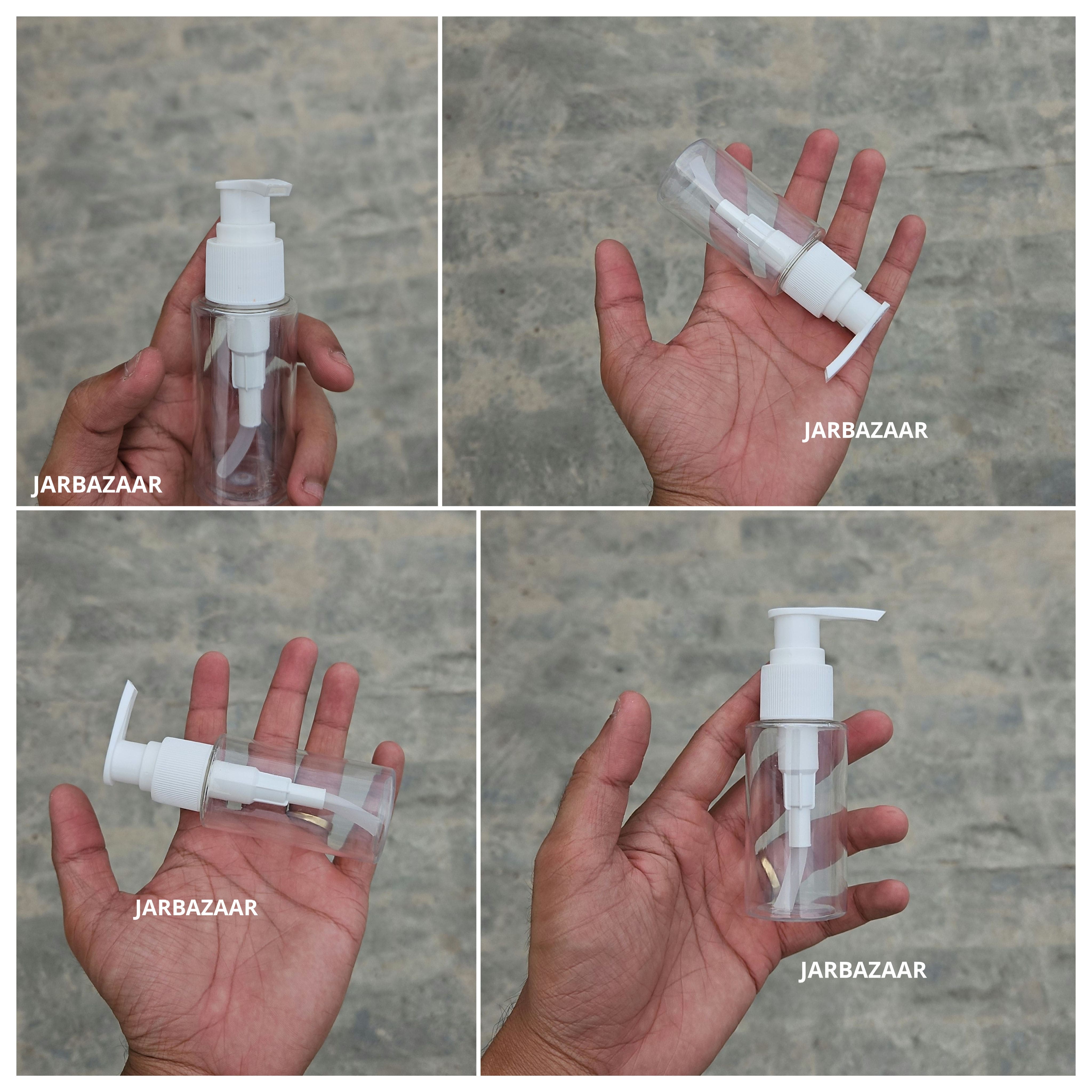 60 ML Transparent Bottle (With Dispenser Pump)