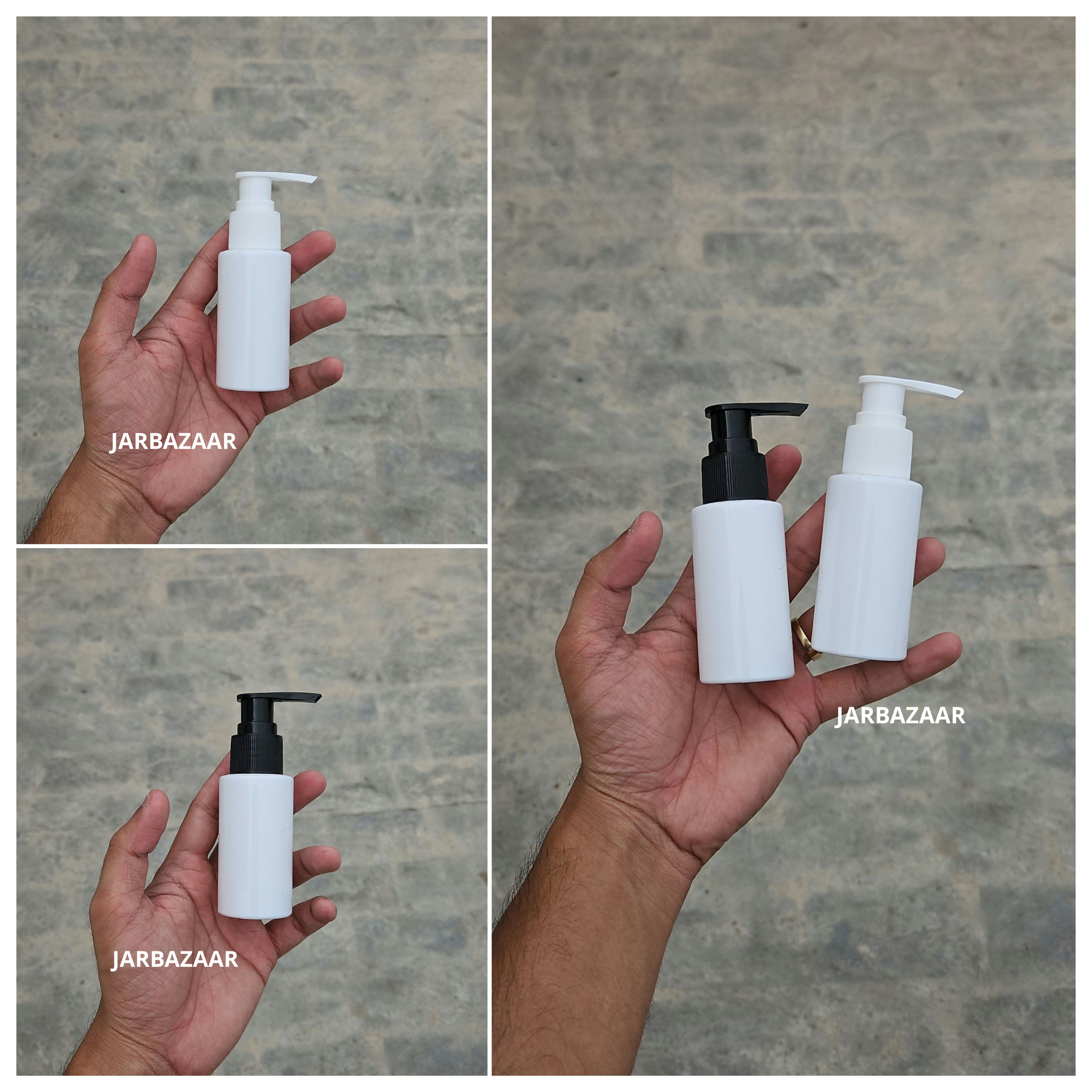 60 ML White Bottle (With Dispenser Pump)