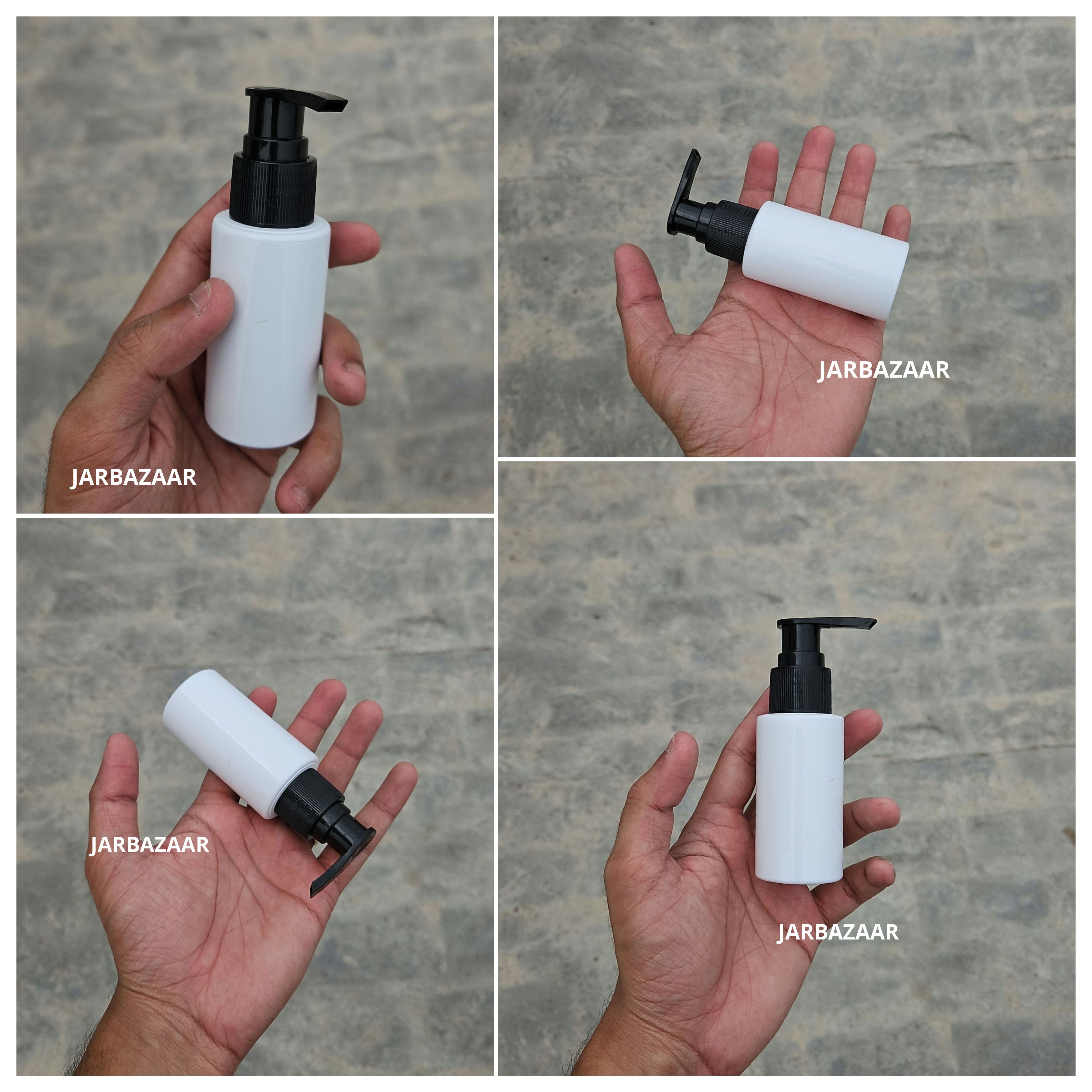 60 ML White Bottle (With Dispenser Pump)