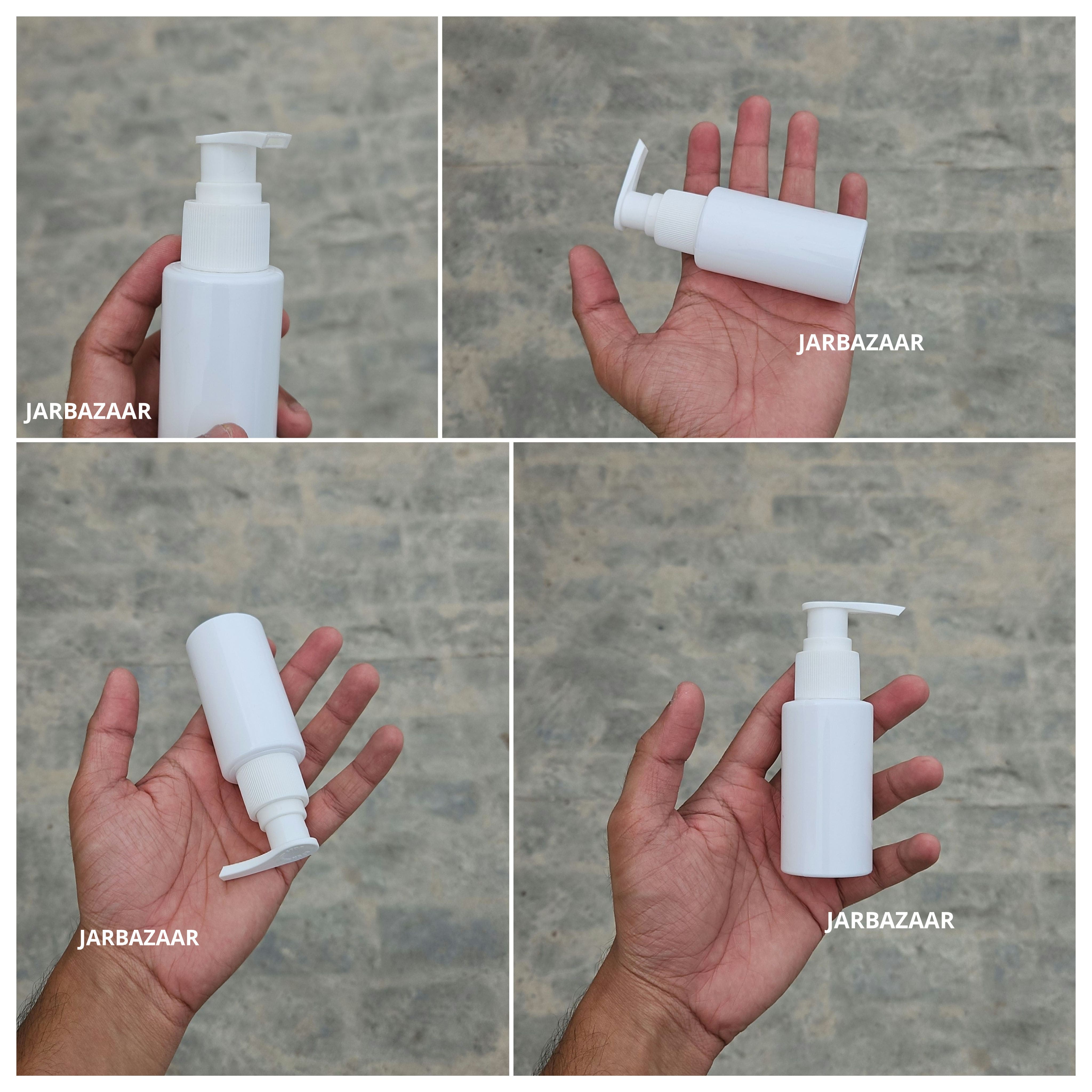 60 ML White Bottle (With Dispenser Pump)