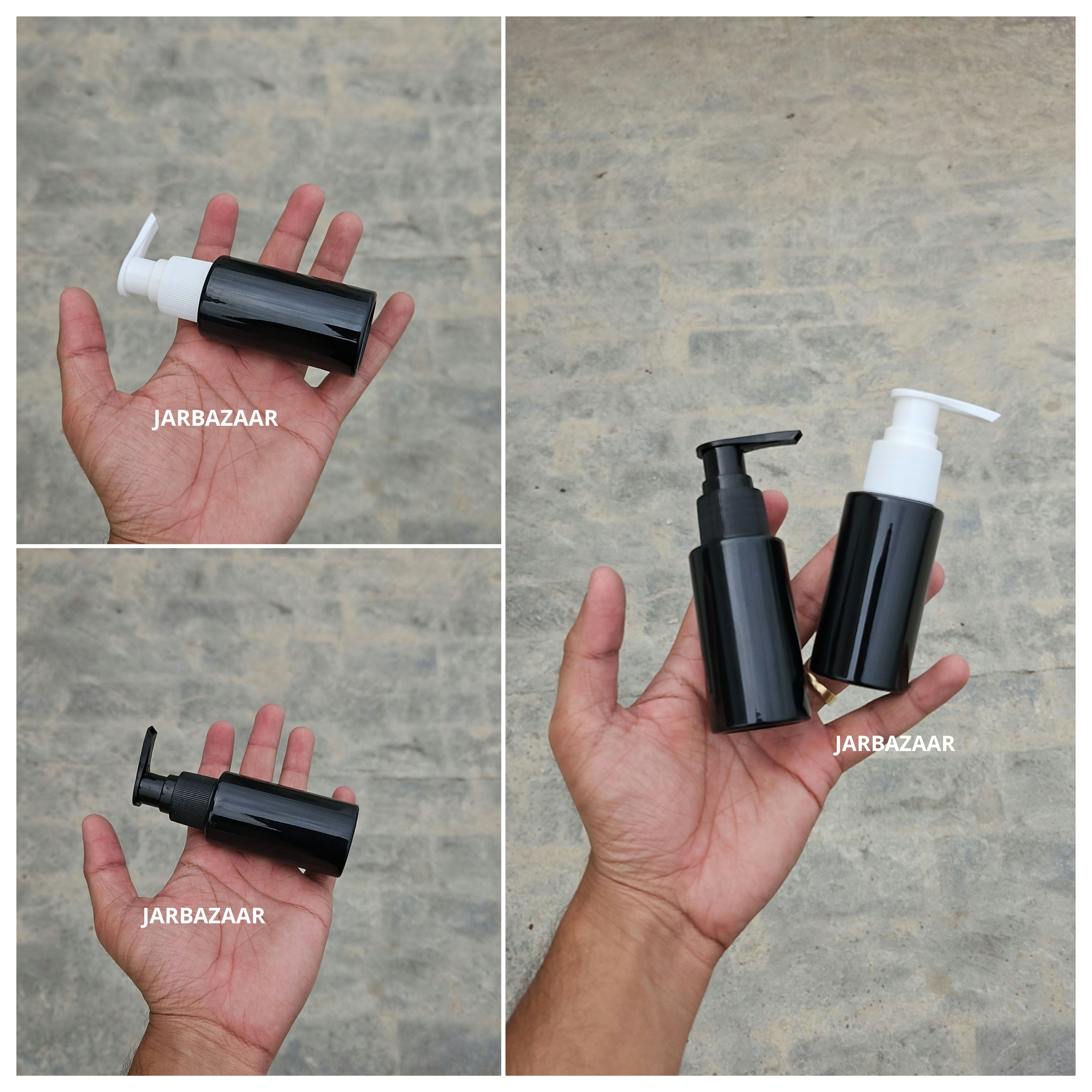 60 ML Black Bottle (With Dispenser Pump)