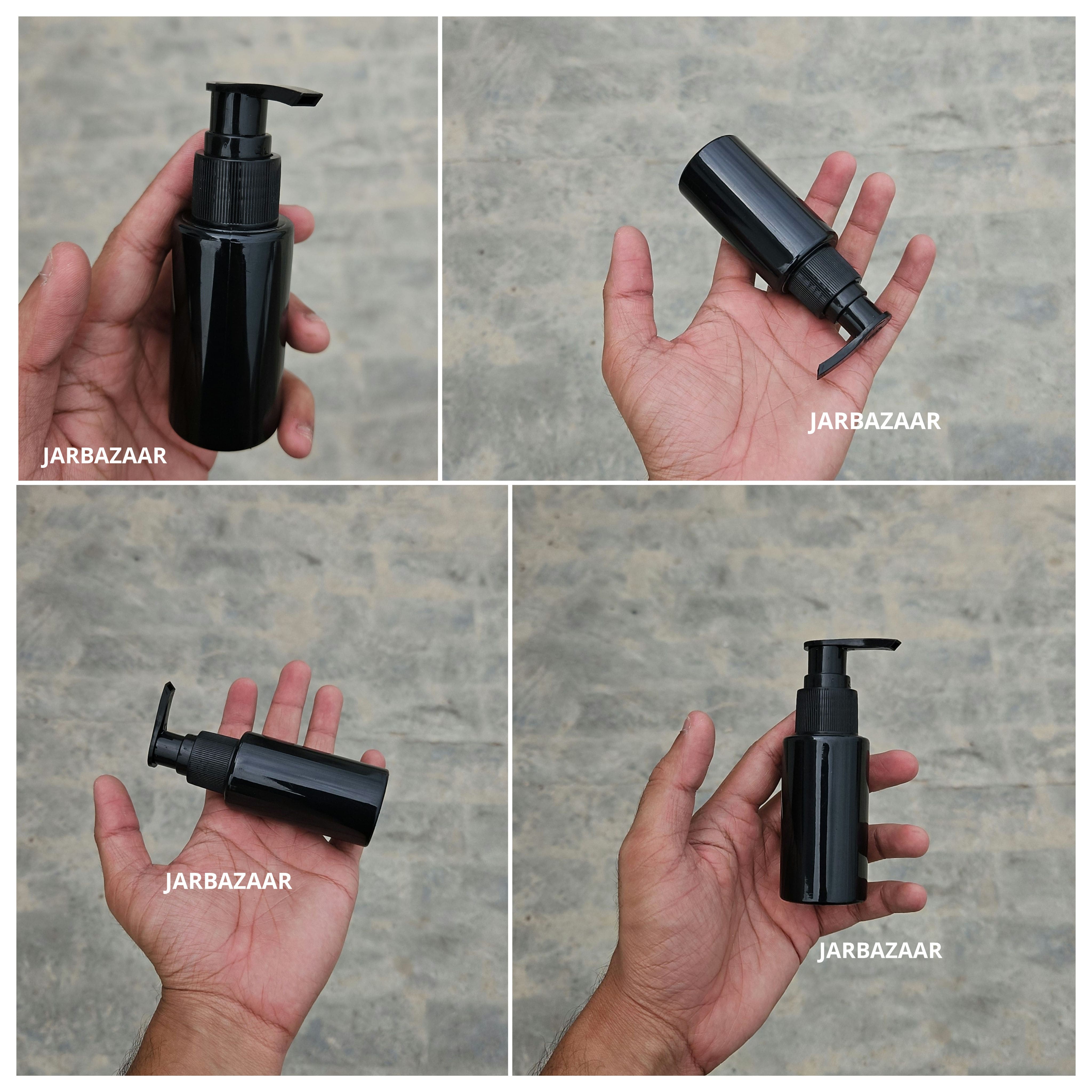 60 ML Black Bottle (With Dispenser Pump)