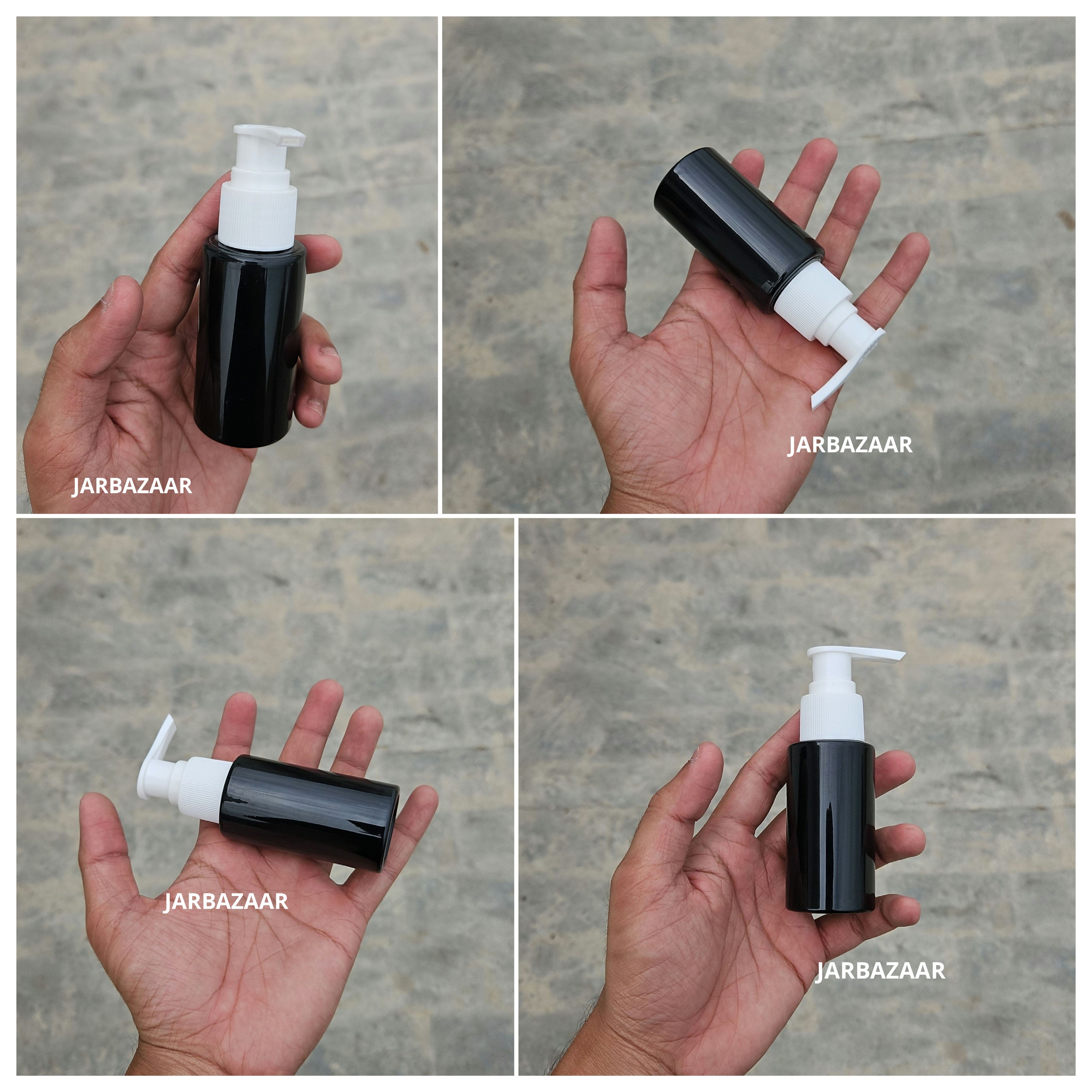 60 ML Black Bottle (With Dispenser Pump)