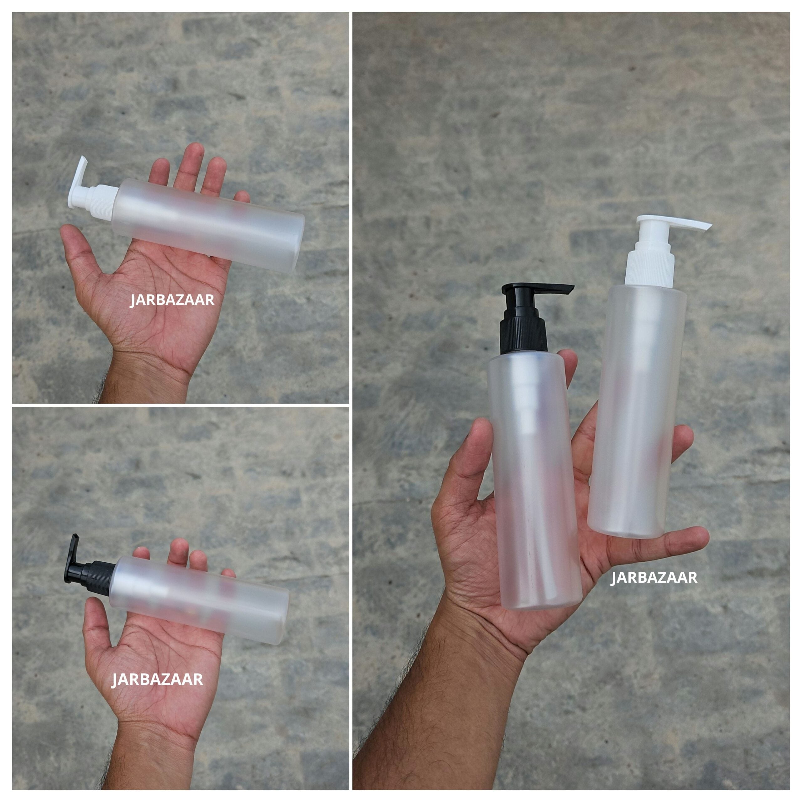 200 ML Sleek Frosted Bottle (With Dispenser Pump)