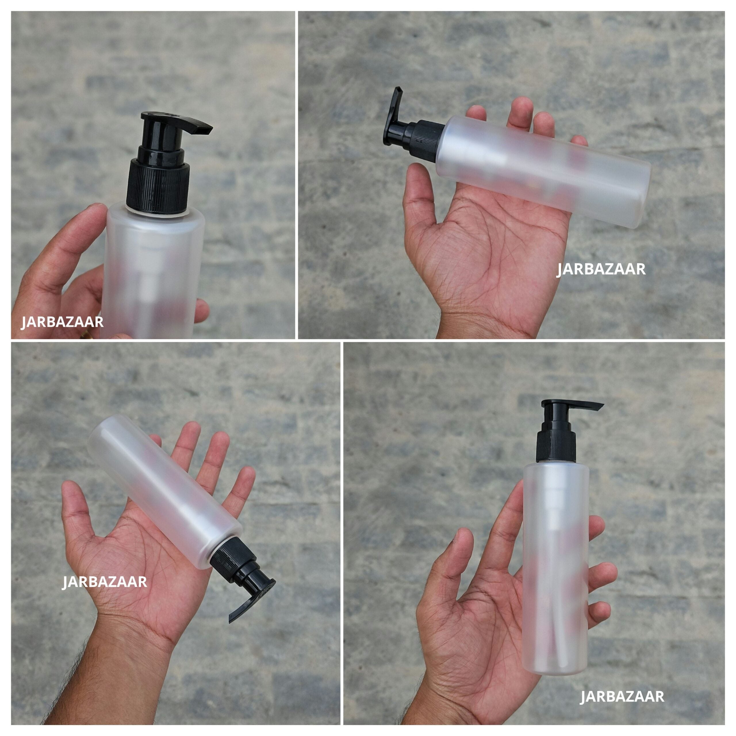 200 ML Sleek Frosted Bottle (With Dispenser Pump)