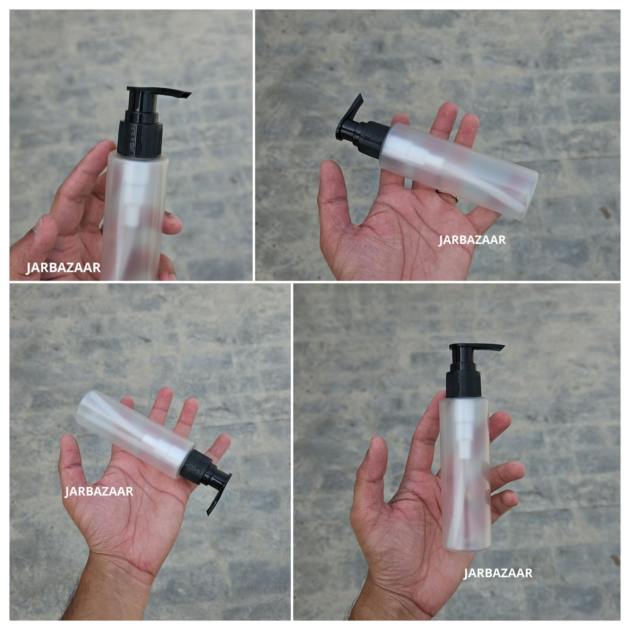 100 ML Sleek Frosted Bottle (With Dispenser Pump)