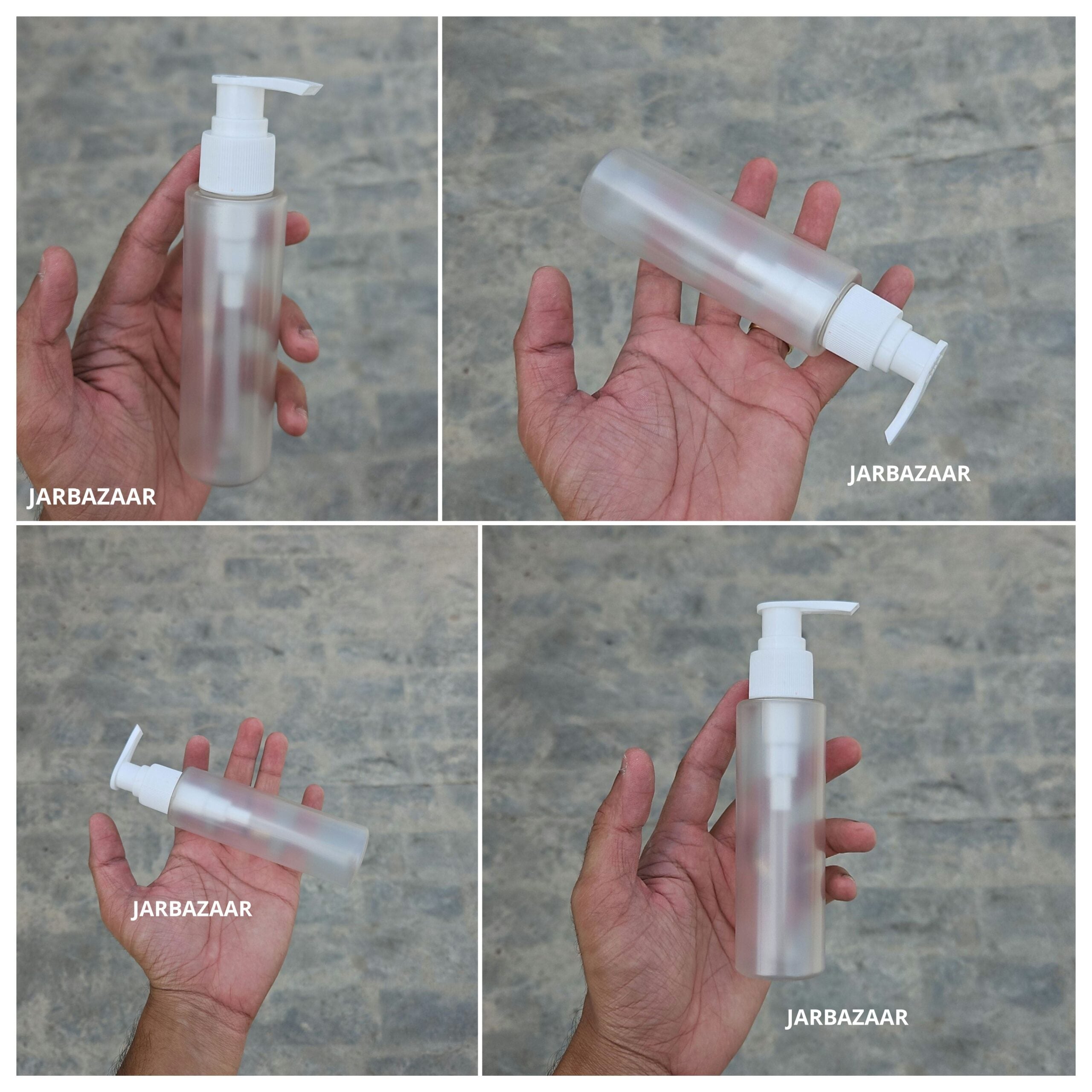 100 ML Sleek Frosted Bottle (With Dispenser Pump)