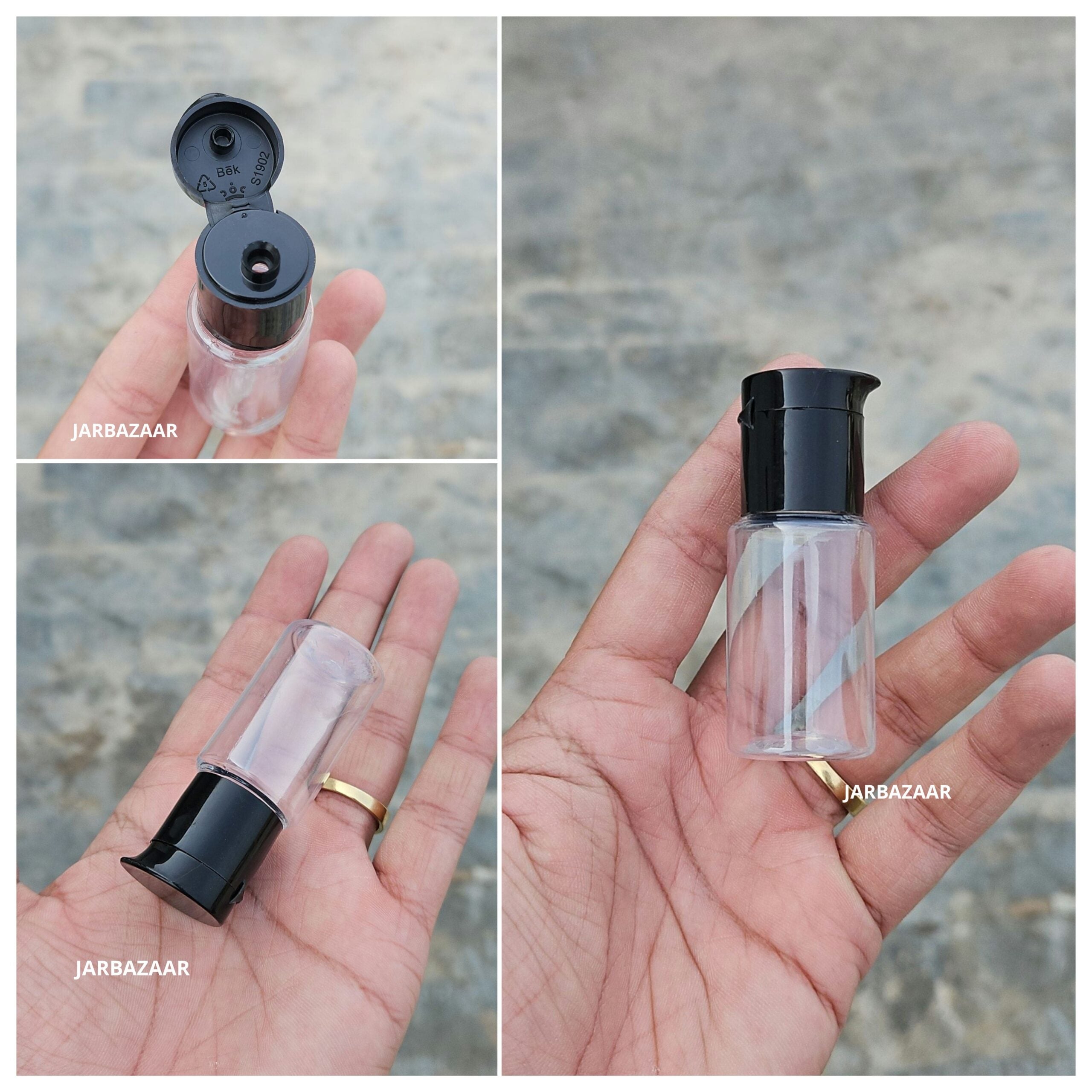 20 ml T.P Fliptop Bottle