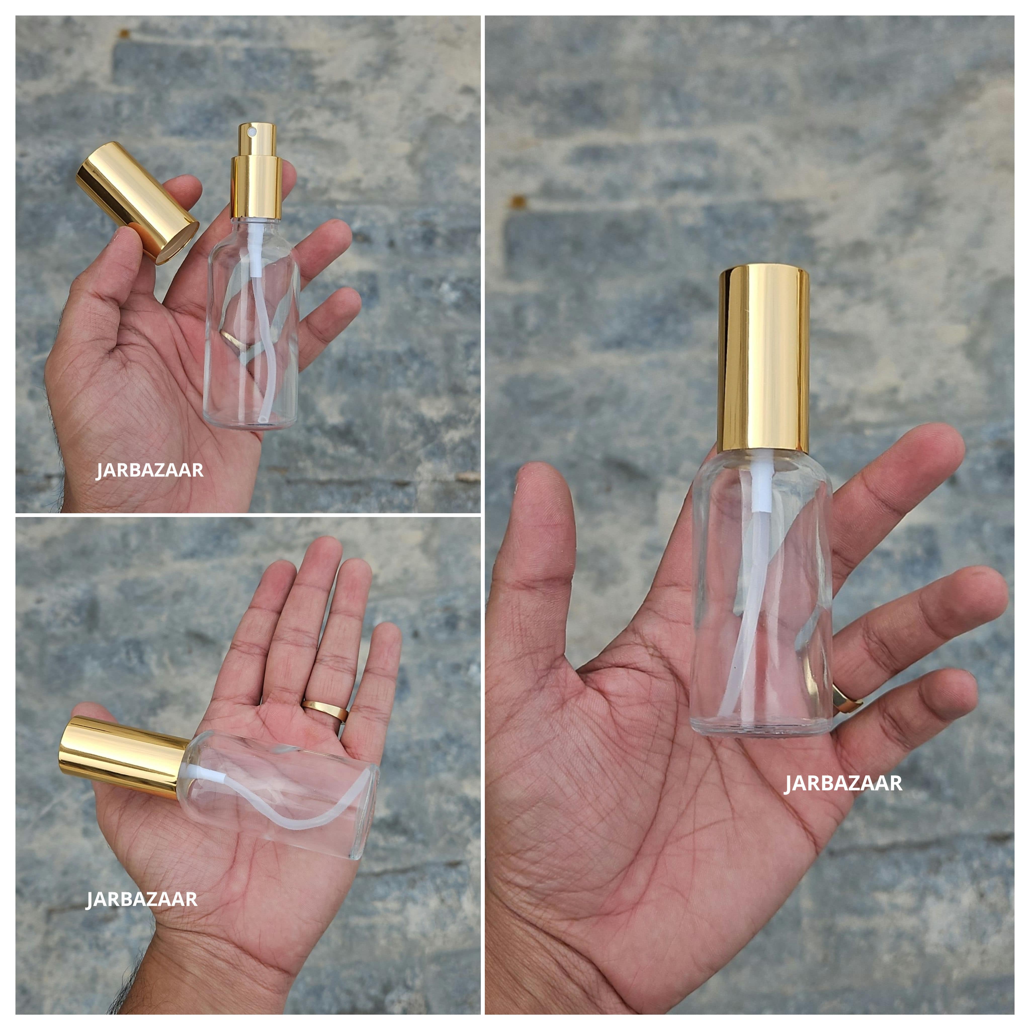 50 ML Clear Glass Perfume Bottle