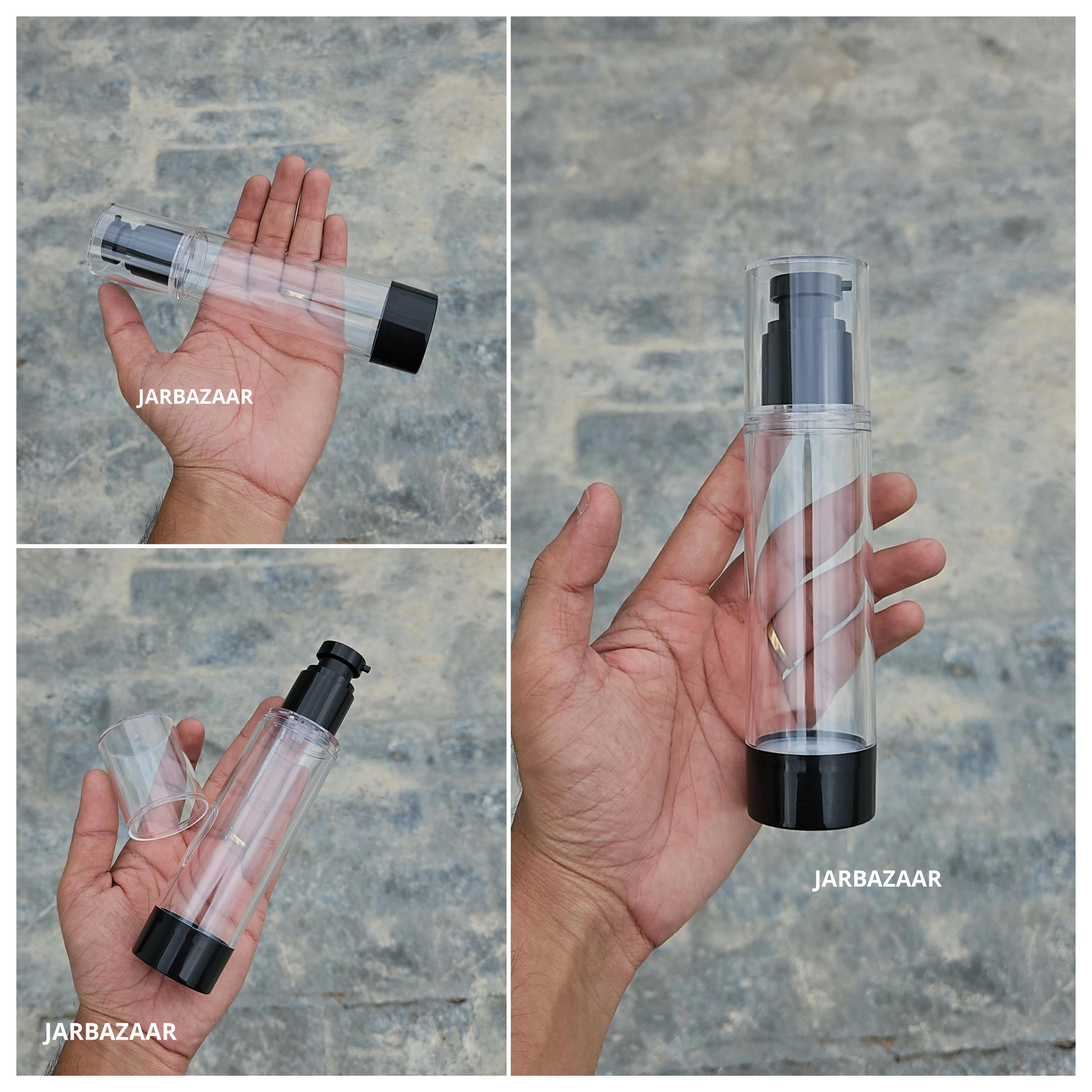 100 ML Black Airless Bottle