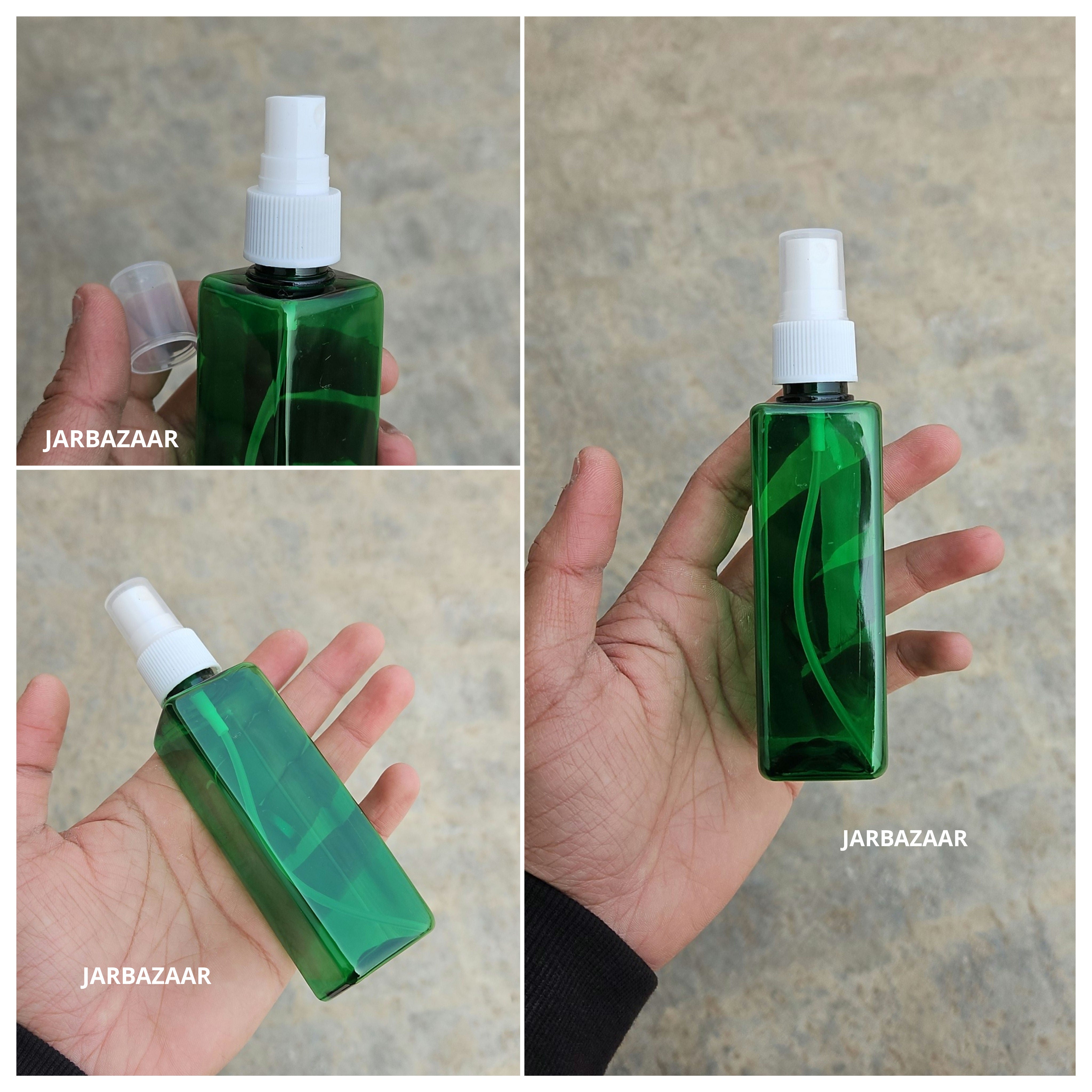 100 ML Square Green Pet Spray Bottle