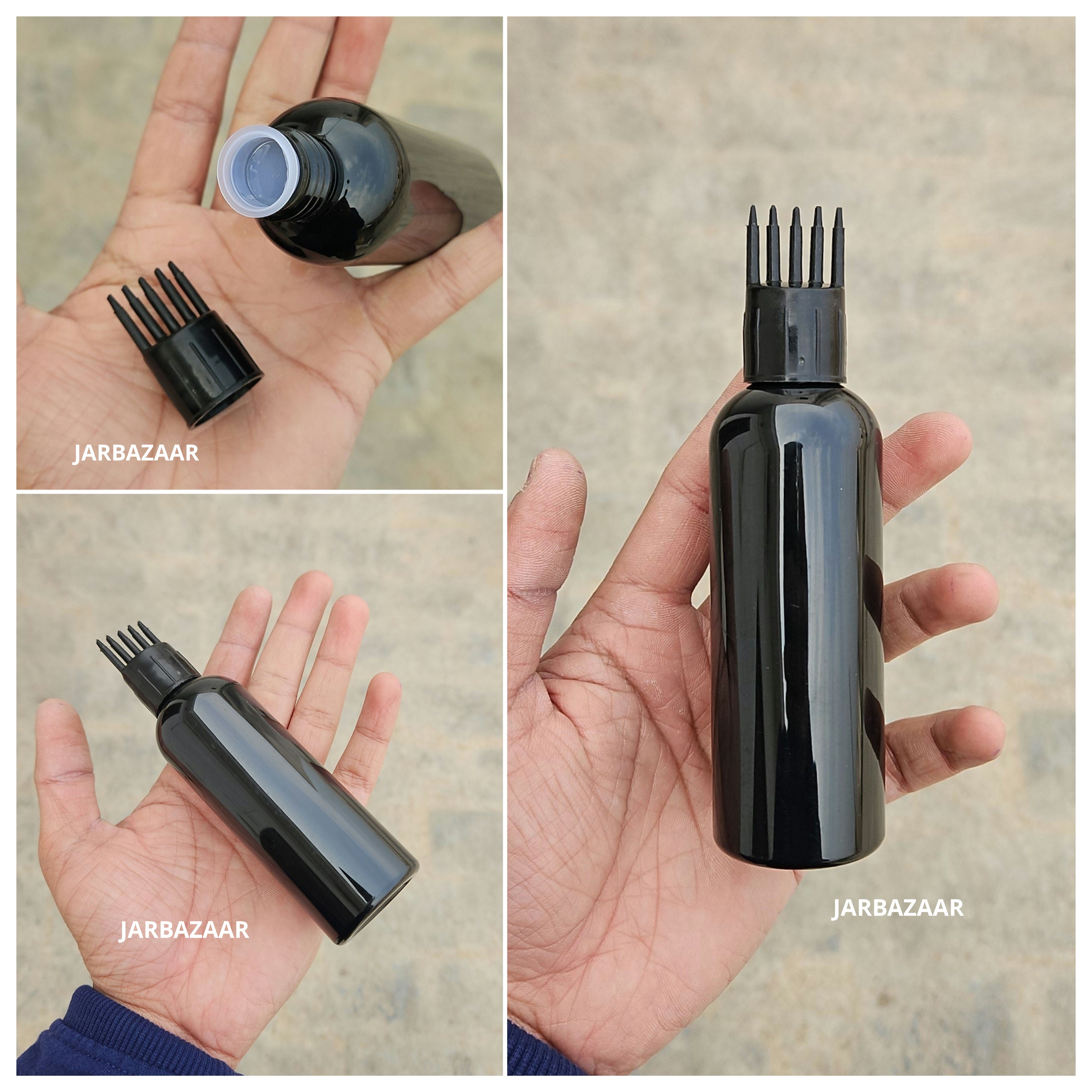 100 ML Avon Black Pet Bottle (With Comb Cap)