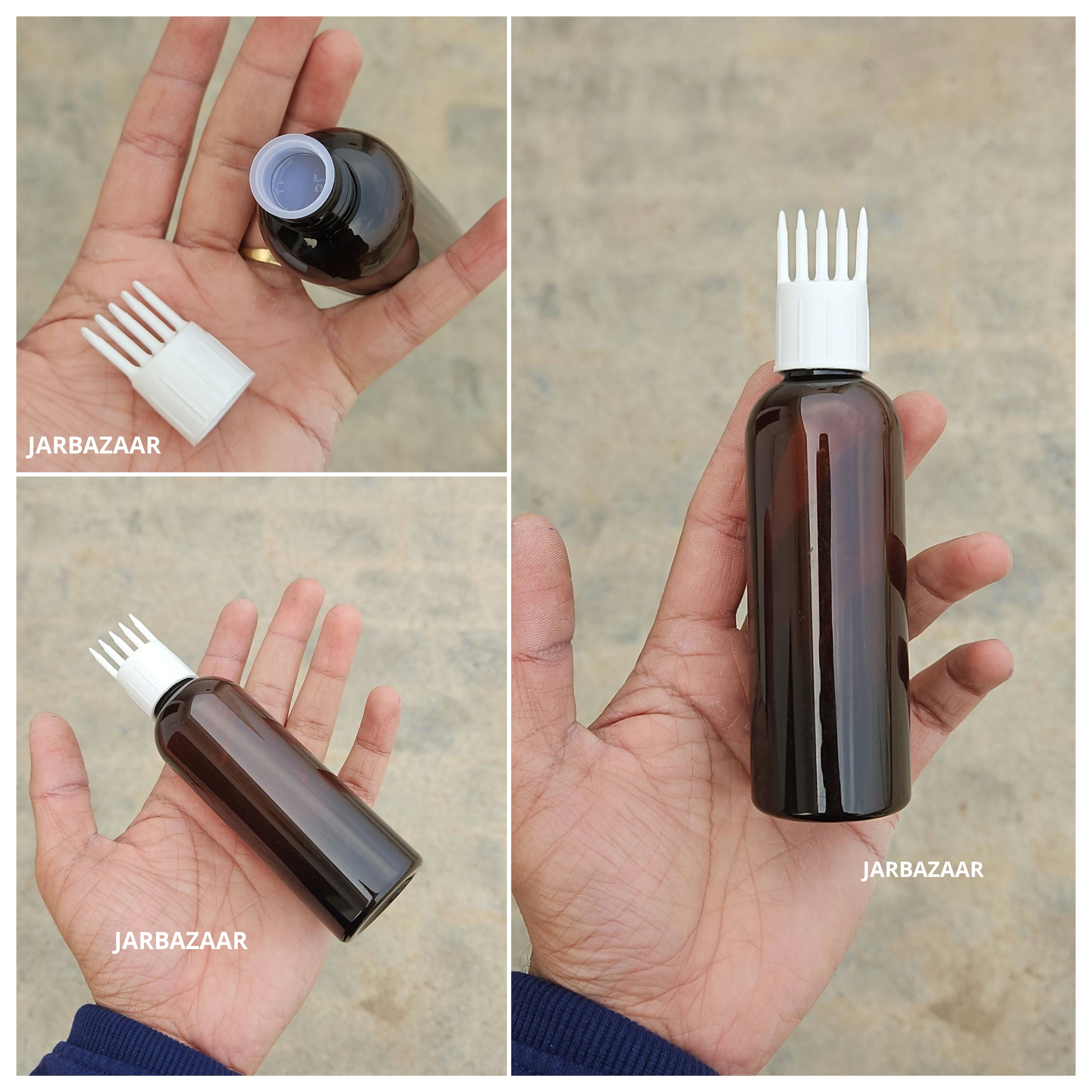 100 ML Avon Amber Pet Bottle (With Comb Cap)