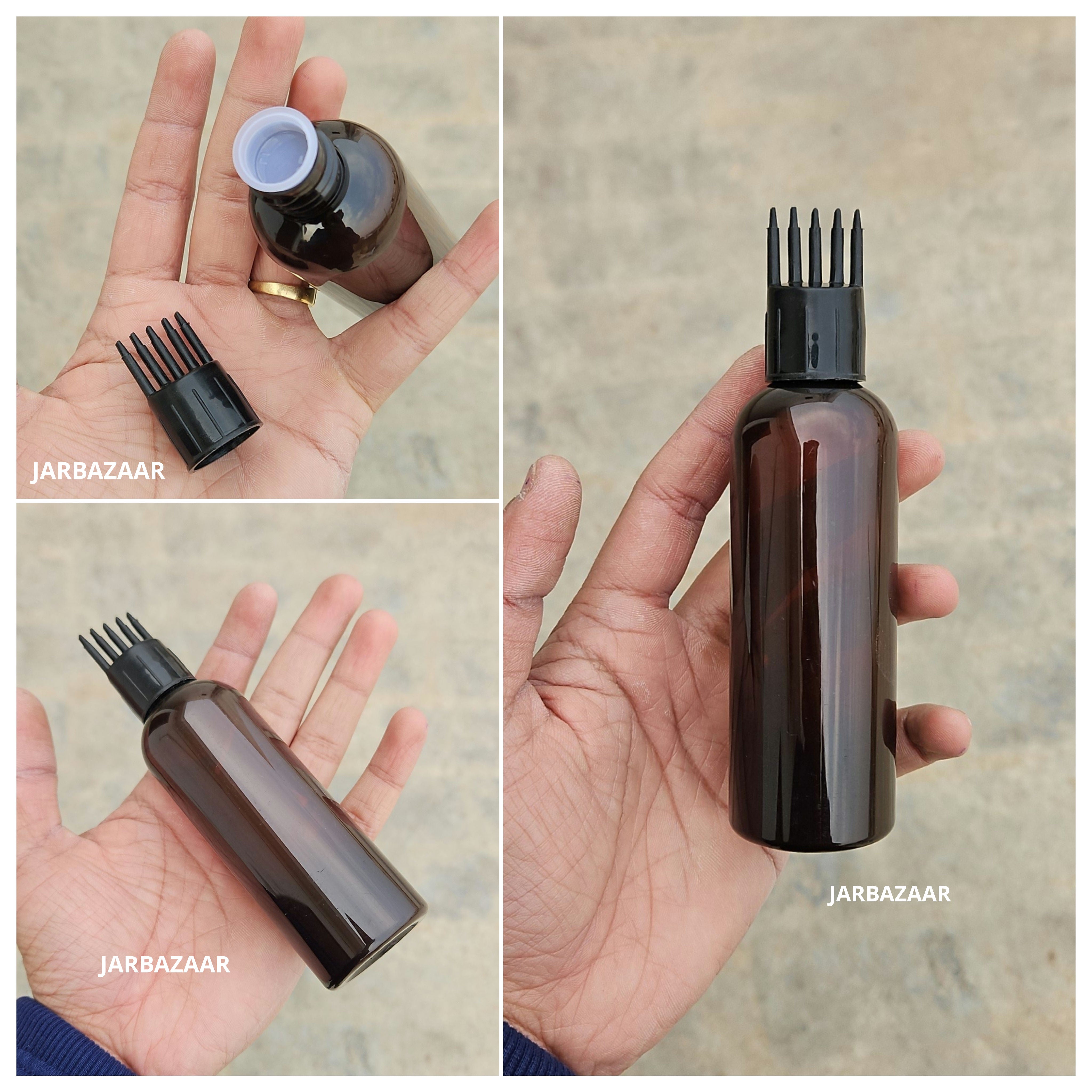 100 ML Avon Amber Pet Bottle (With Comb Cap)