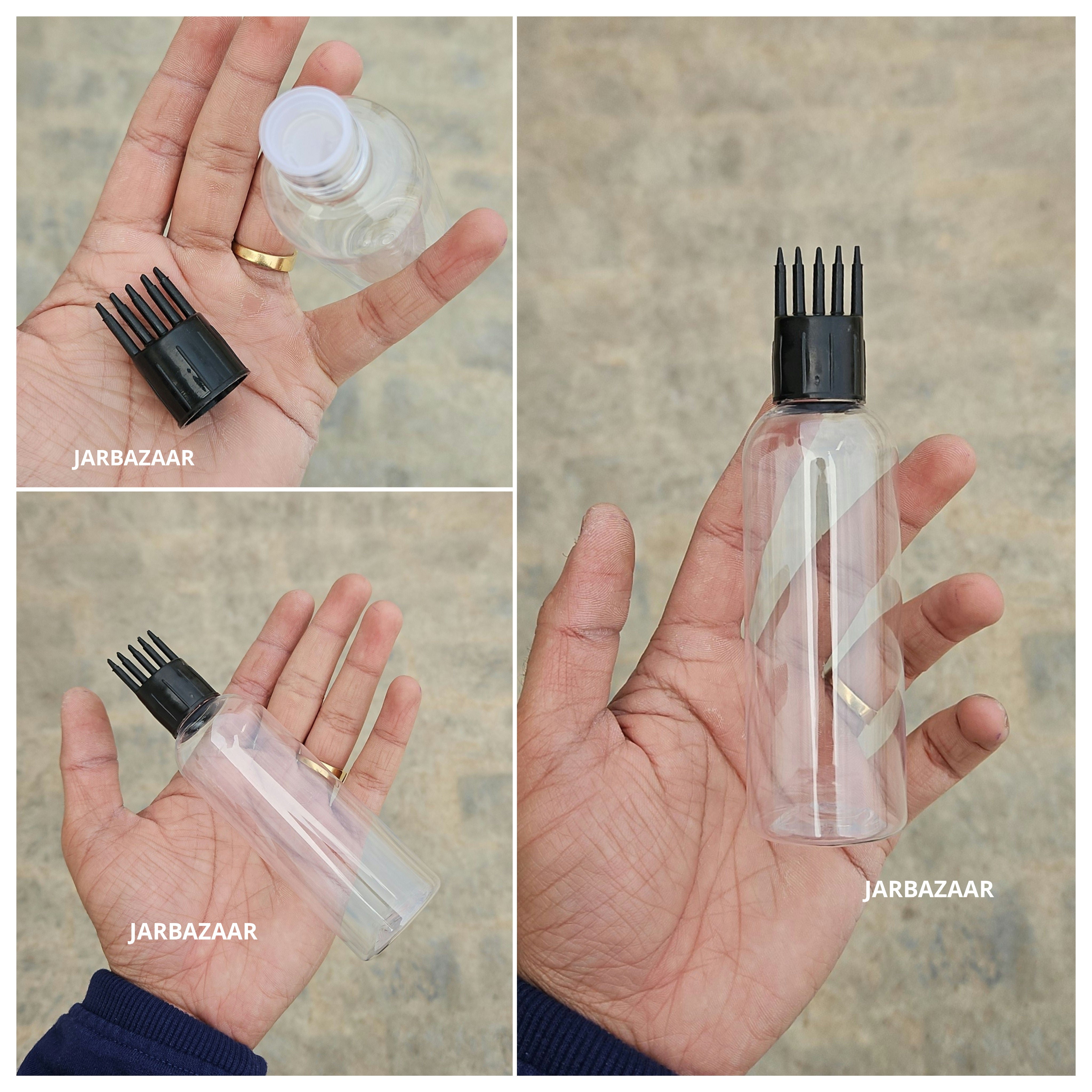 100 ML Avon Transparent Pet Bottle (With Comb Cap)