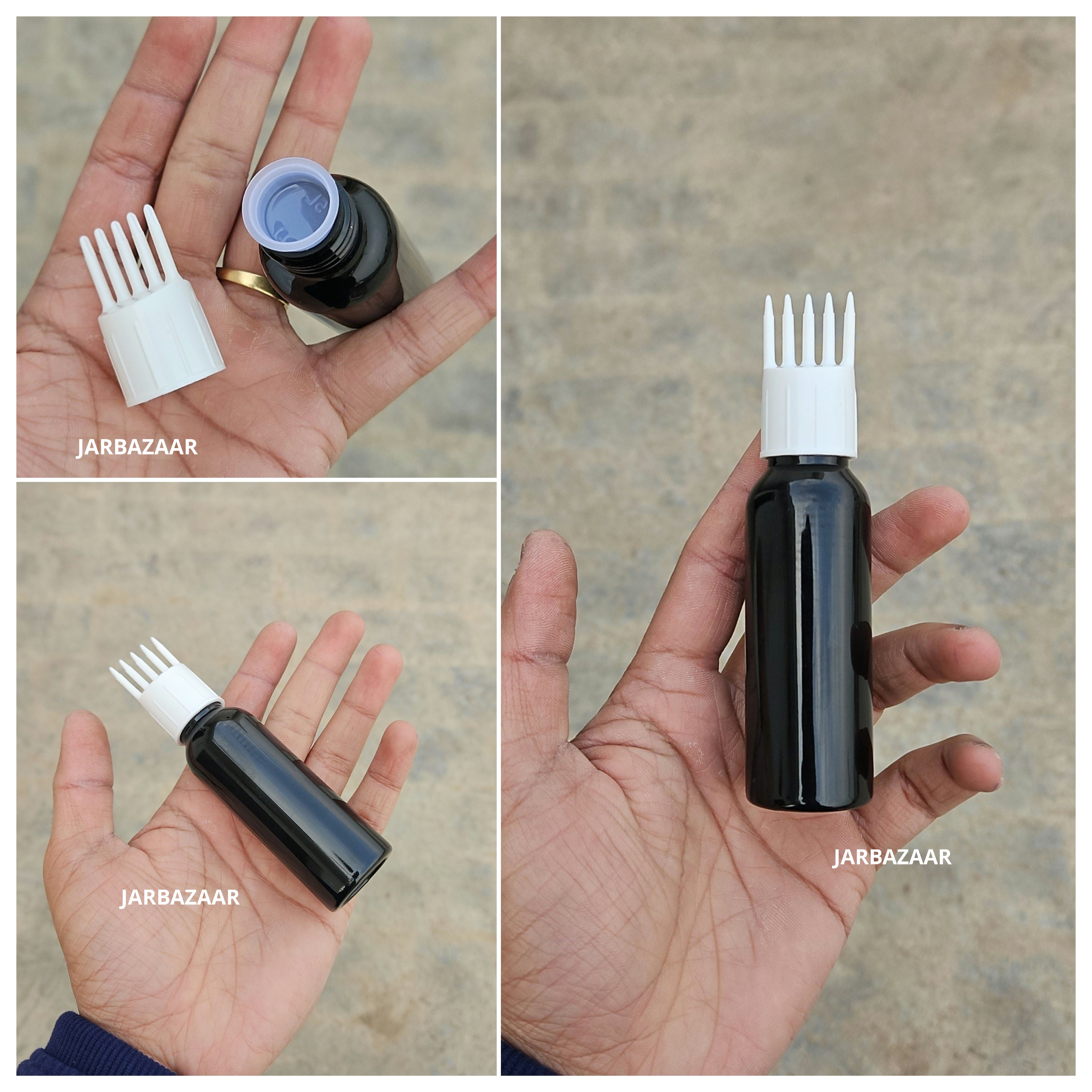 50 ML Avon Black Pet Bottle (With Comb Cap)